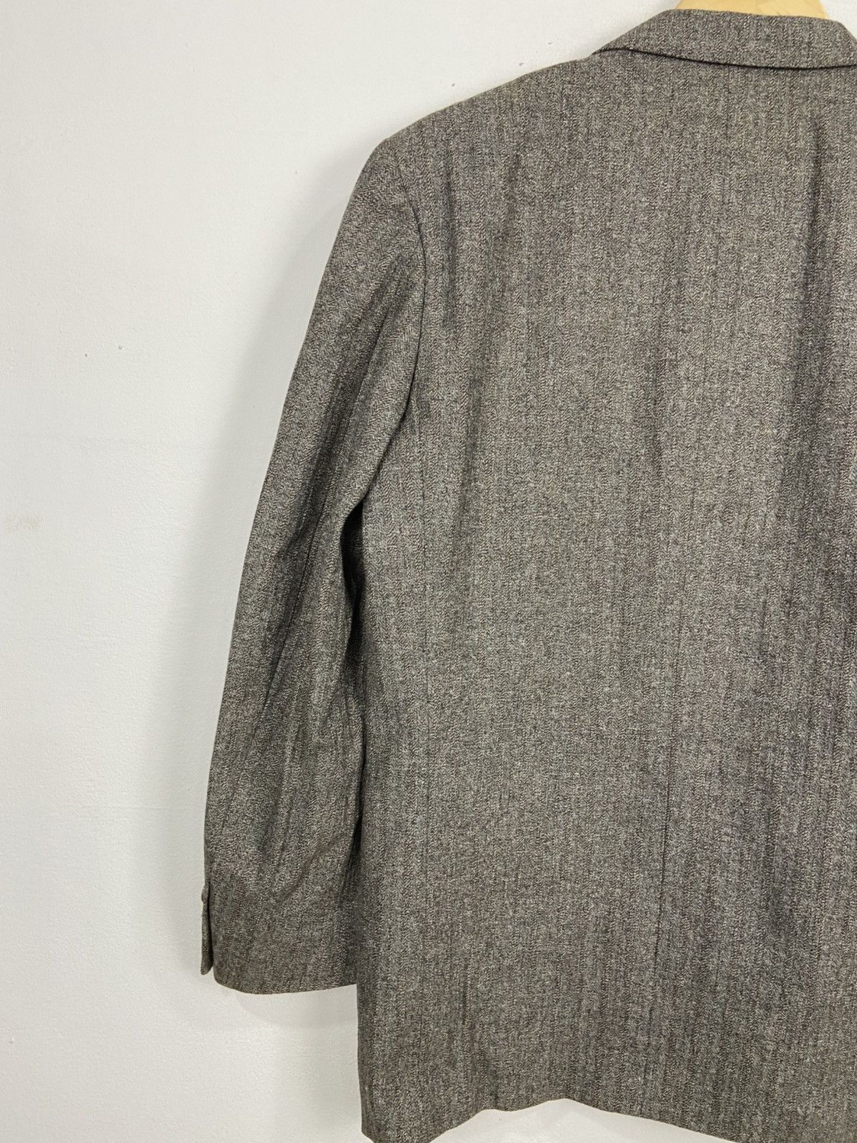 Yves Saint Laurent VINTAGE YVESTSAINTLAURENT HERRINGBONE COAT Size US L / EU 52-54 / 3 - 7 Thumbnail