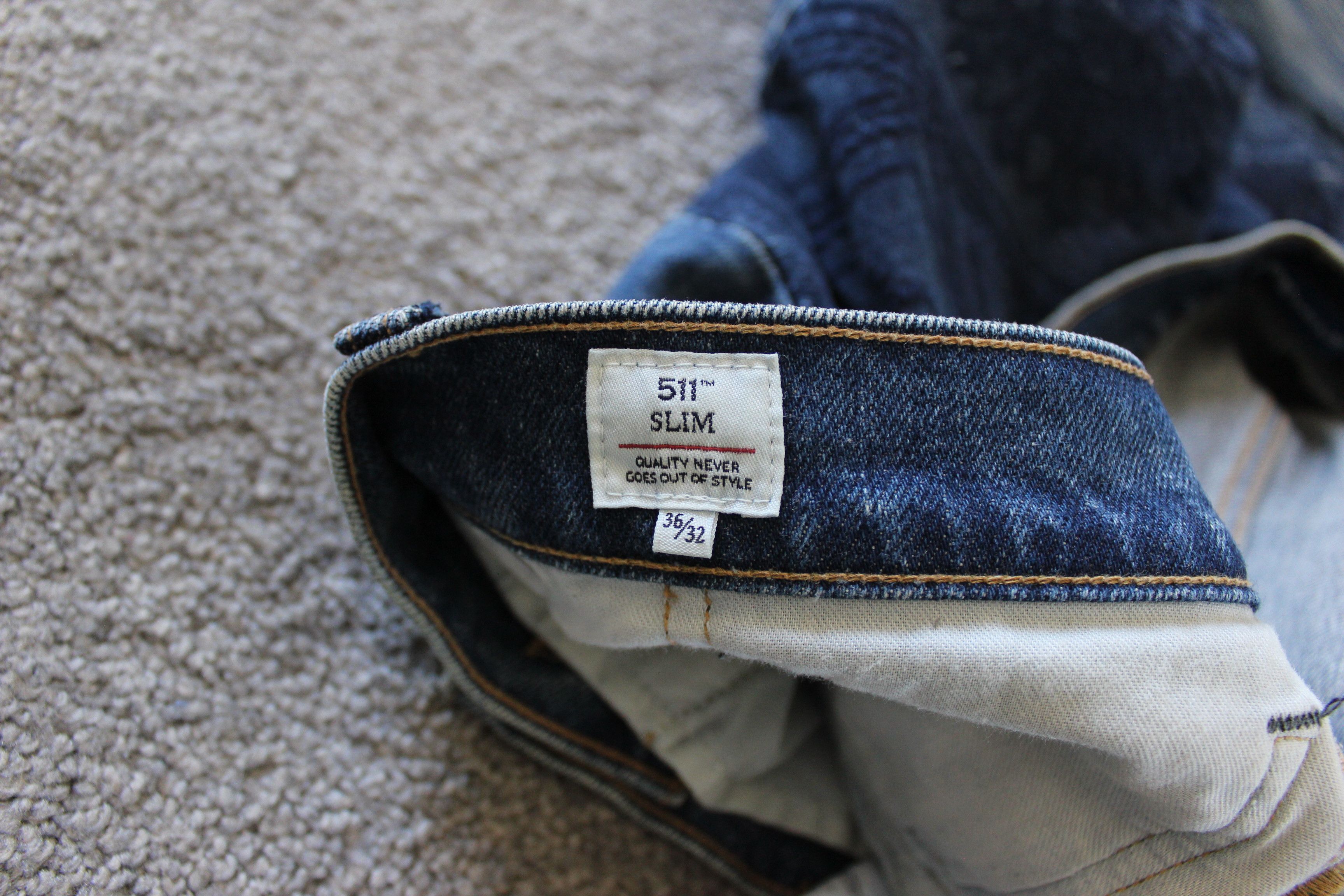 Levi's Made & Crafted Levi's Made &Crafted 511 Slim fit Selvedge Denim 36/32 Size US 36 / EU 52 - 8 Thumbnail