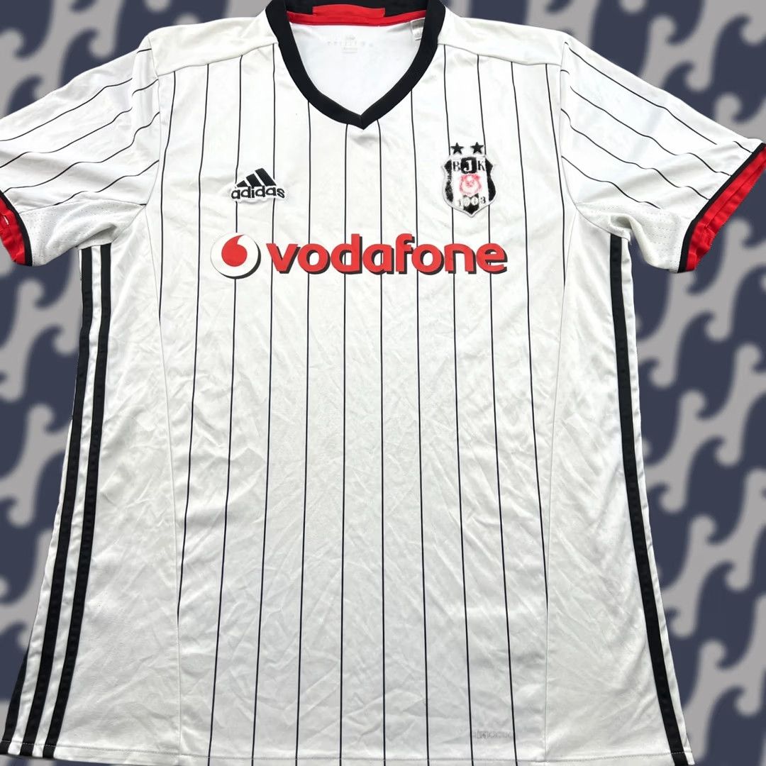 Adidas Besiktas 2016 2017 Home Jersey Football Mens Large Adidas Shirt Jersey Mens L White Football Size US L / EU 52-54 / 3 - 1 Thumbnail