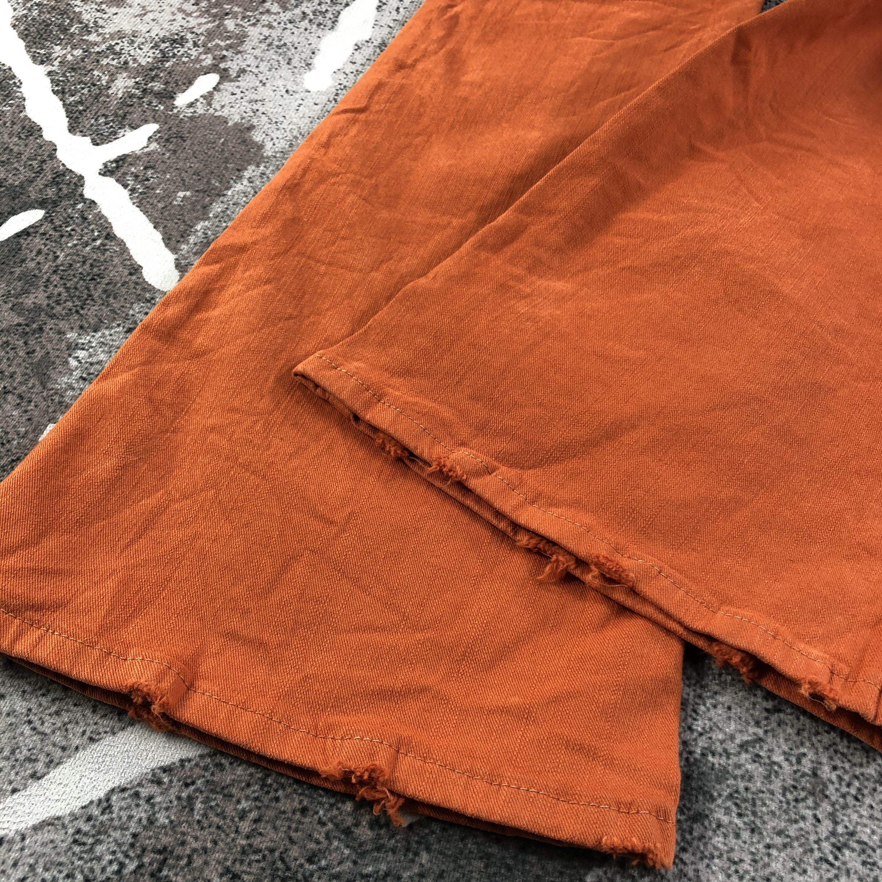 Japanese Brand Cimarron Jeans Orange Boot Cut Flare Denim KJ1807 Size 27" / US 4 / IT 40 - 6 Thumbnail