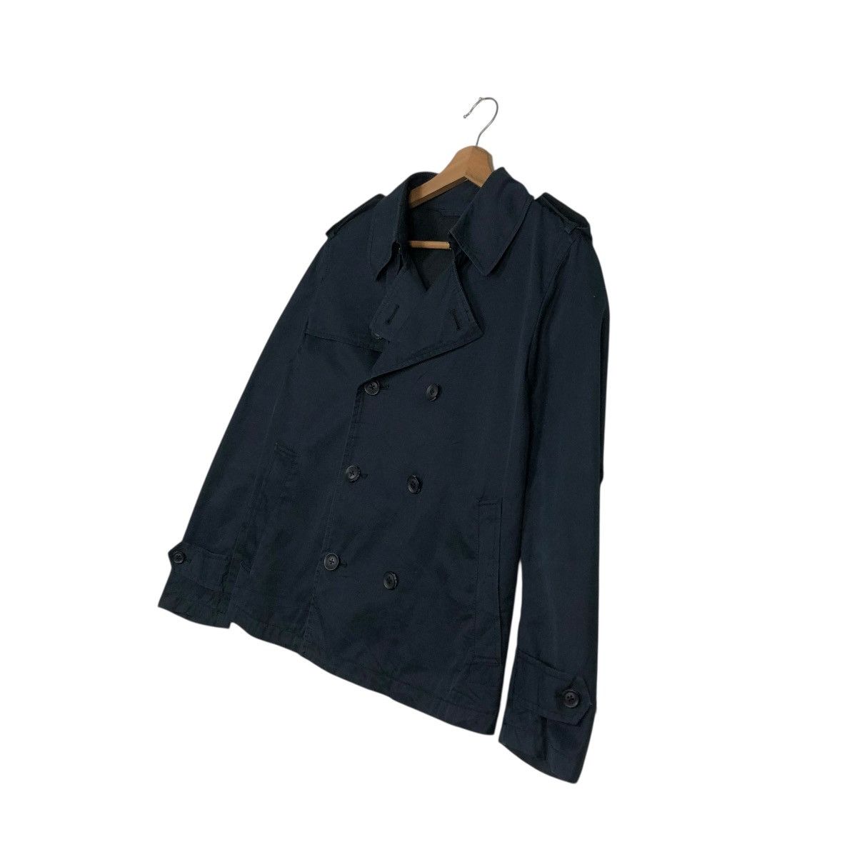 SHIPS 🔥RICH BLACK VINTAGE CHORE JACKET SHIPS JPN ISSEY MIYAKE Size US S / EU 44-46 / 1 - 4 Thumbnail
