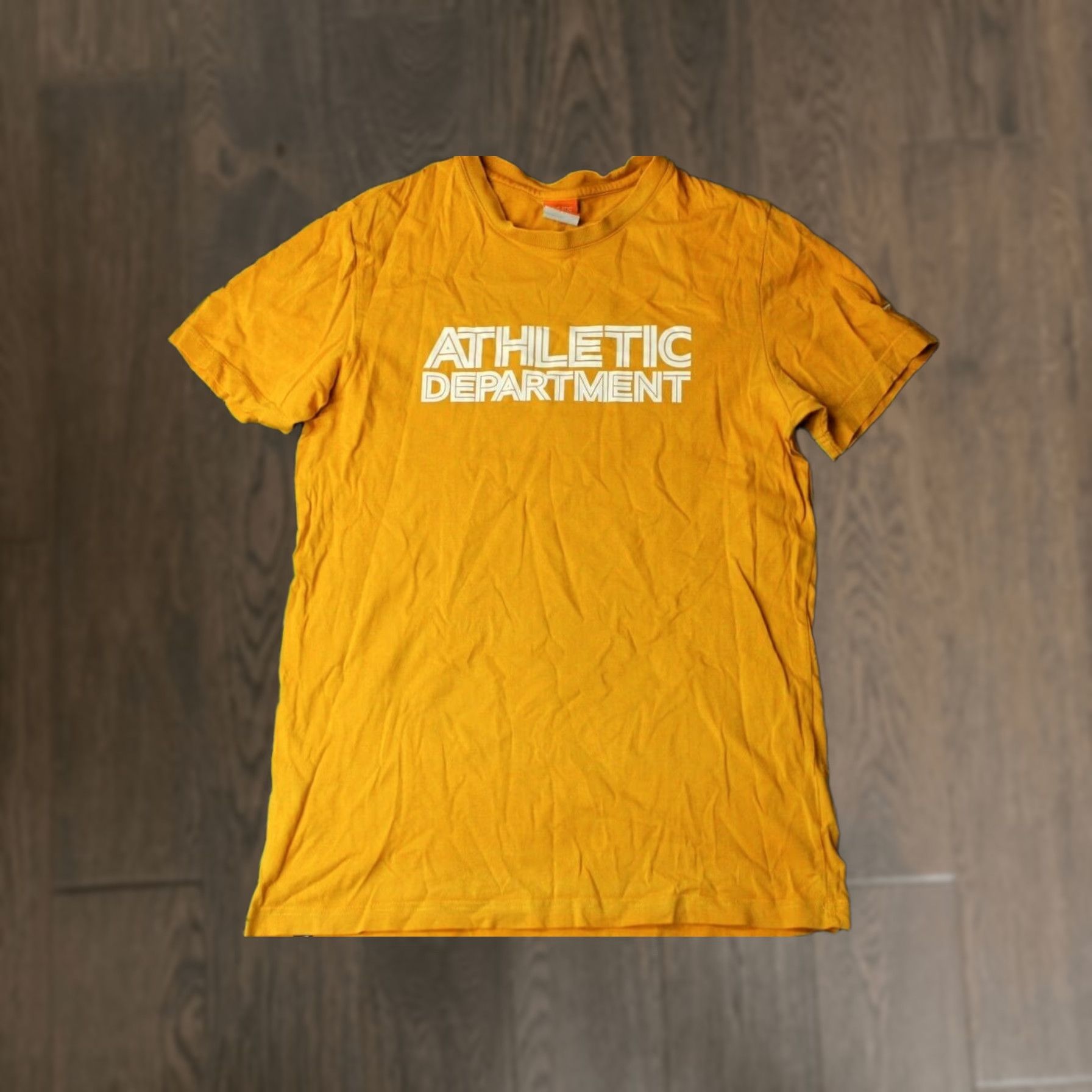 Nike NIKE Athletic Department T-Shirt Shirt Men M Orange 2012 Slim Fit 100% Cotton 511211-809 Size US M / EU 48-50 / 2 - 1 Thumbnail