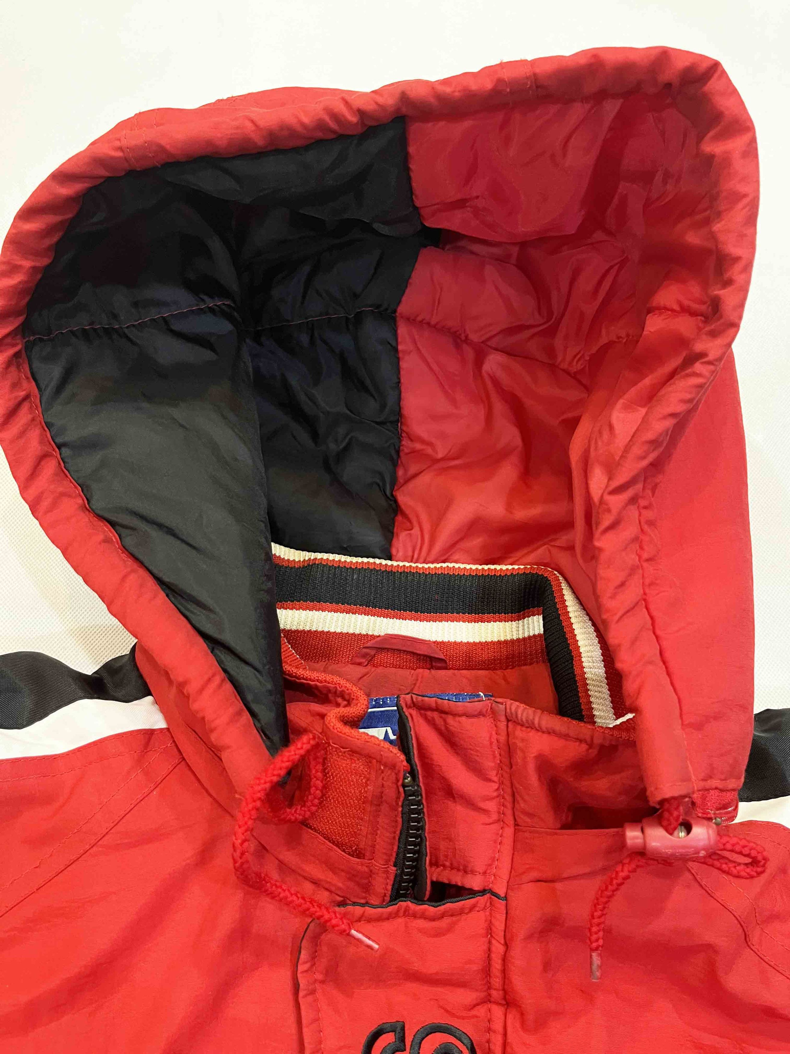 Starter × Vintage Vintage Starter CFL Calgary Stampeders Hoodie Puffer Jacket Size US XL / EU 56 / 4 - 4 Thumbnail