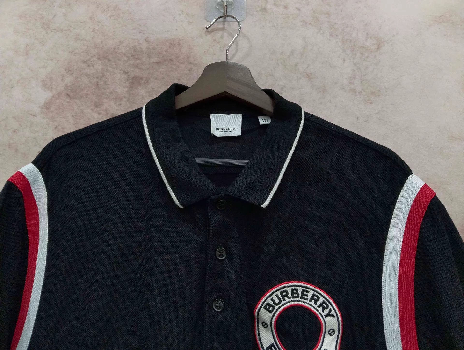 Burberry Burberry Polo Pattern Short Sleeve Polo Shirt XXL Size US XXL / EU 58 / 5 - 8 Thumbnail