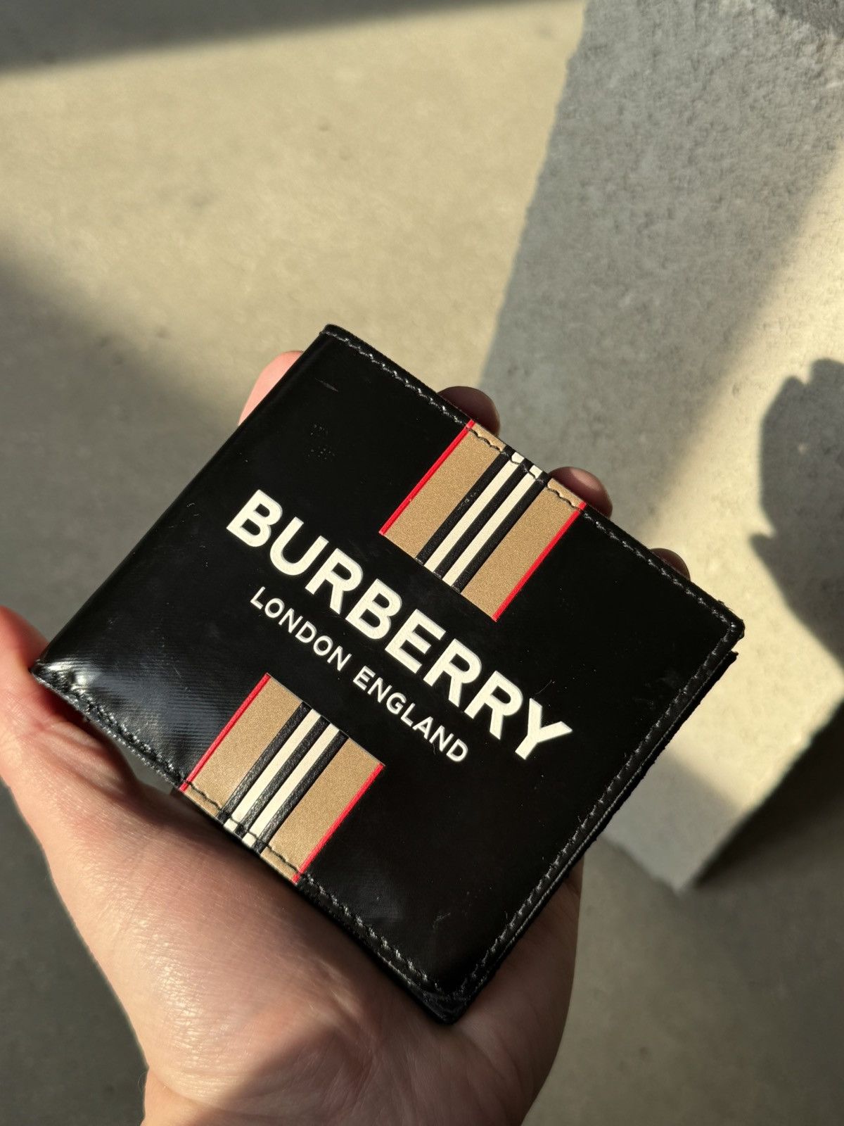 Burberry Burberry Canvas Logo Printed Wallet Size ONE SIZE - 16 Thumbnail