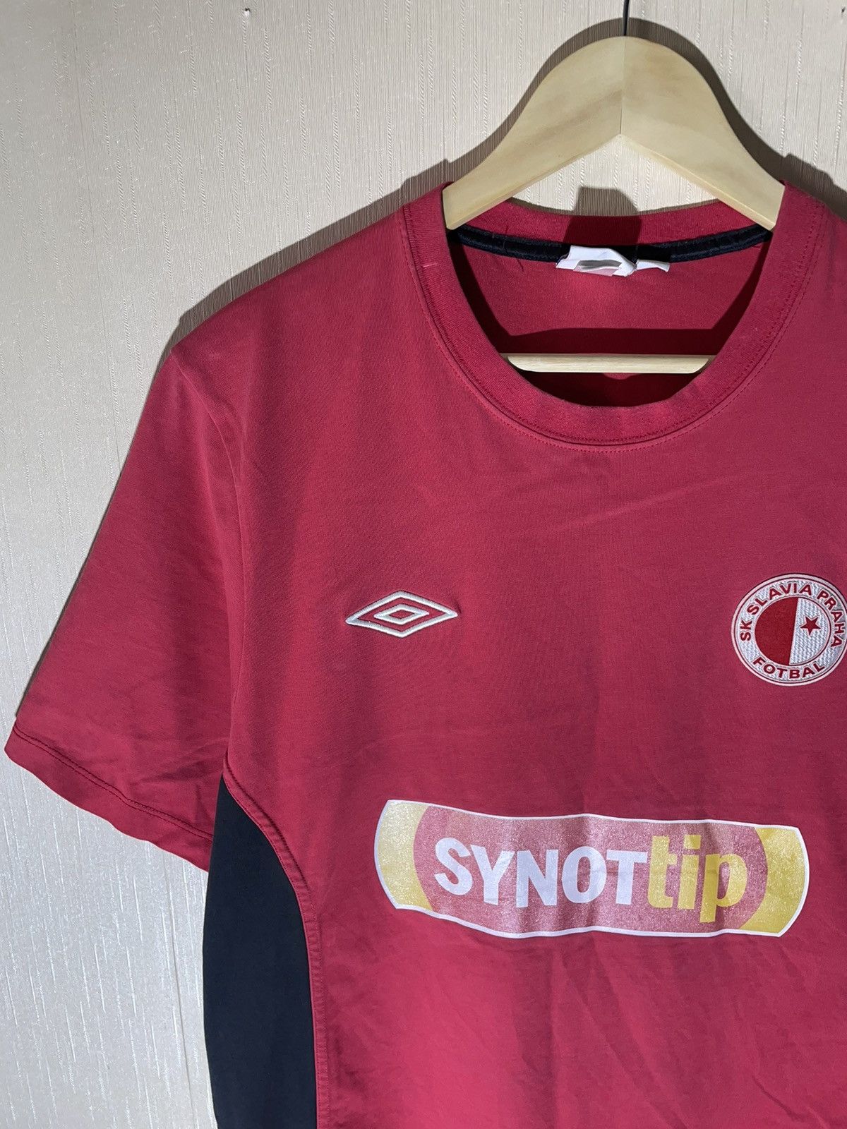 Vintage Umbro Slavia Praha Soccer jersey blokecore Size US XXL / EU 58 / 5 - 3 Thumbnail