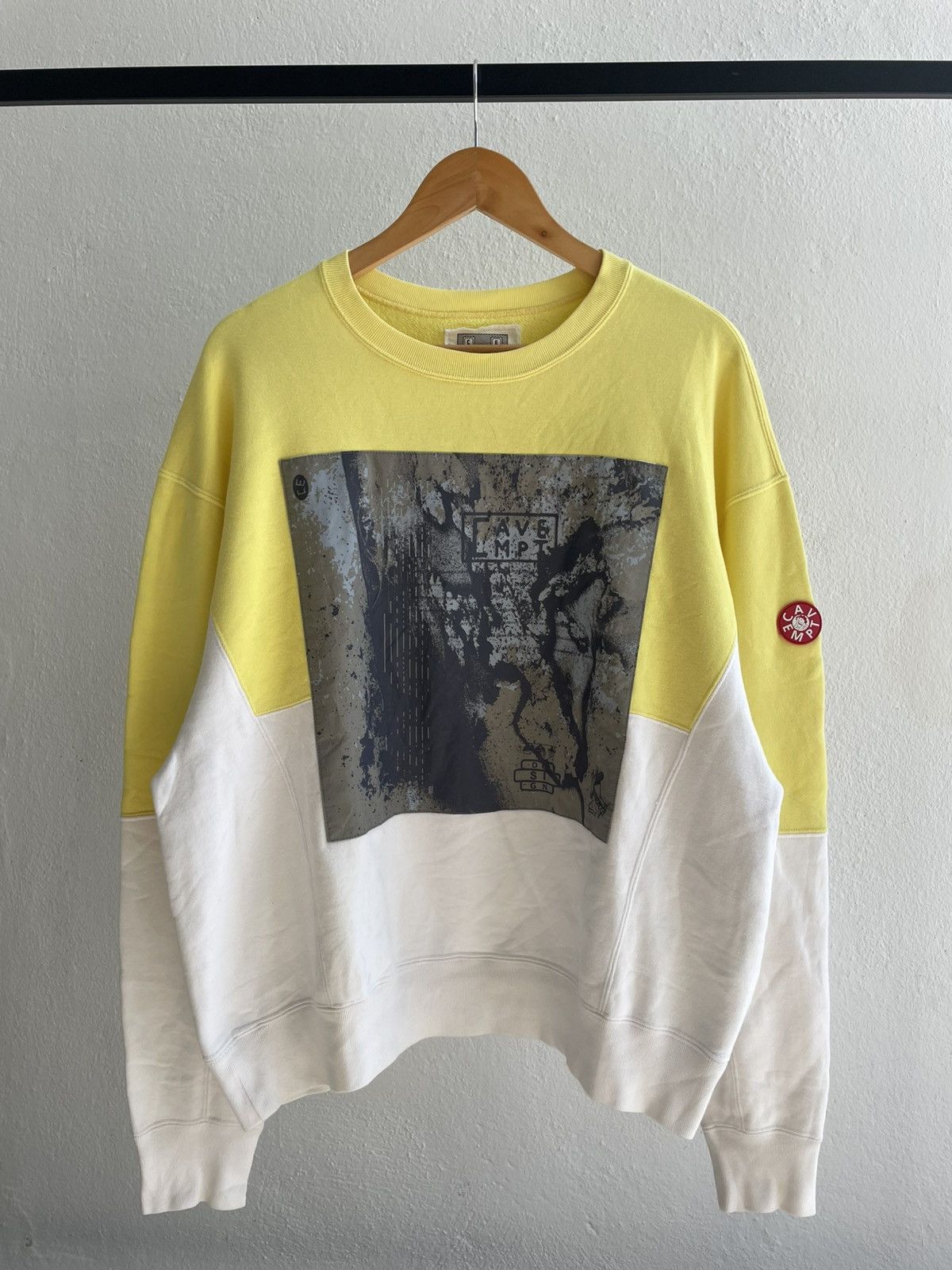 Cav Empt Cav Empt White Light Crewneck Size US XL / EU 56 / 4 - 1 Thumbnail