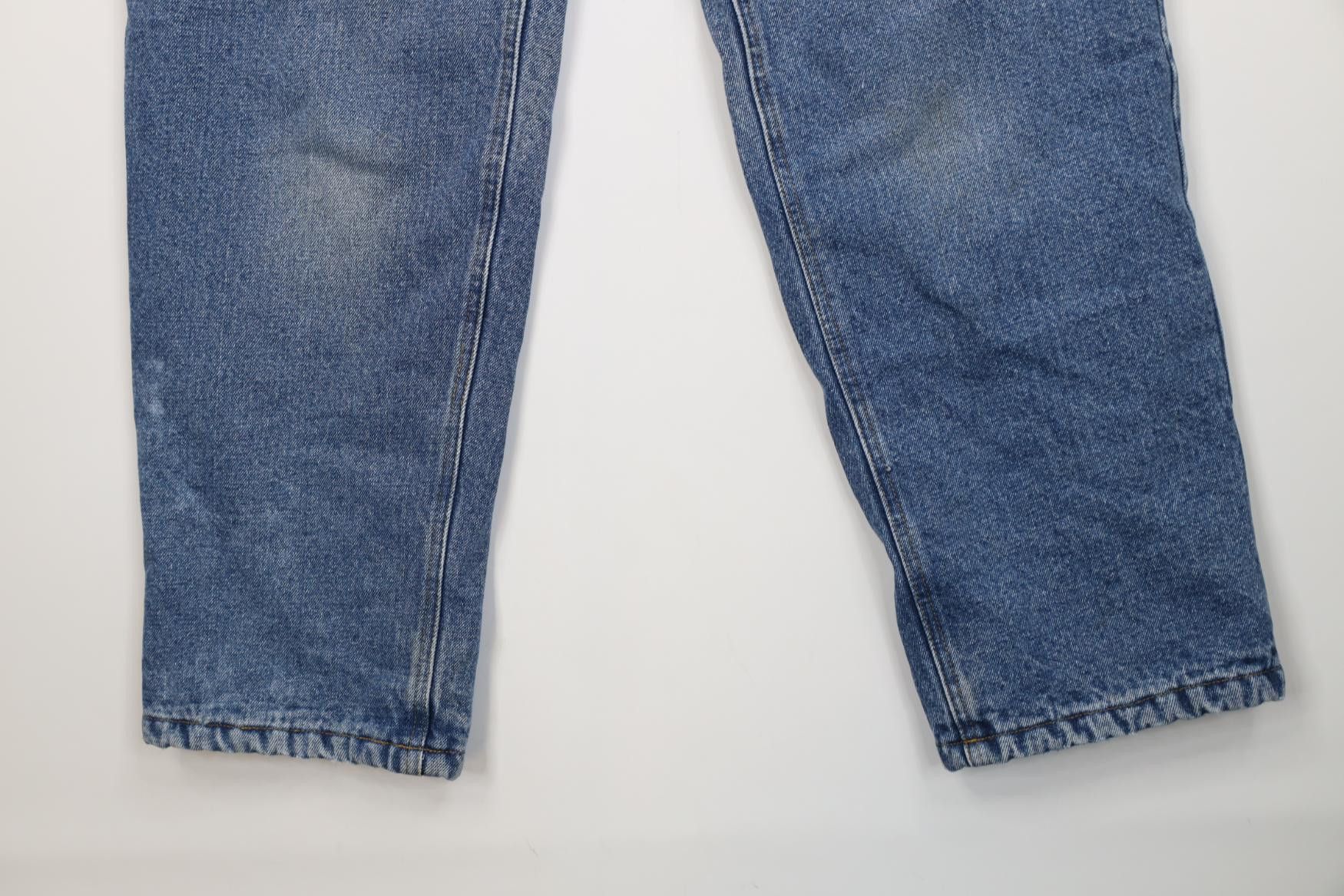 Cabelas Vintage 90s Cabelas Heavyweight Fleece Lined Denim Jeans Size US 32 / EU 48 - 5 Thumbnail