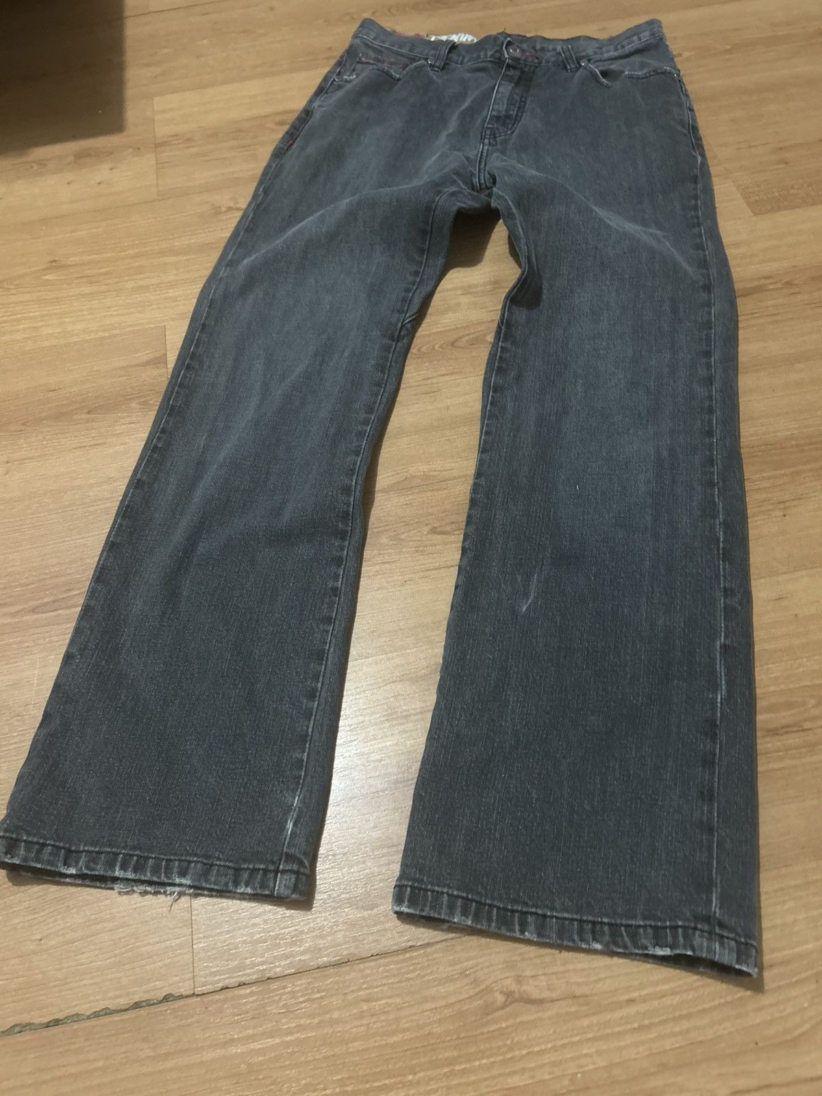 DC Crazy Y2K Vintage Dc Shors Straight Faded Denim Jeans Size US 30 / EU 46 - 6 Thumbnail