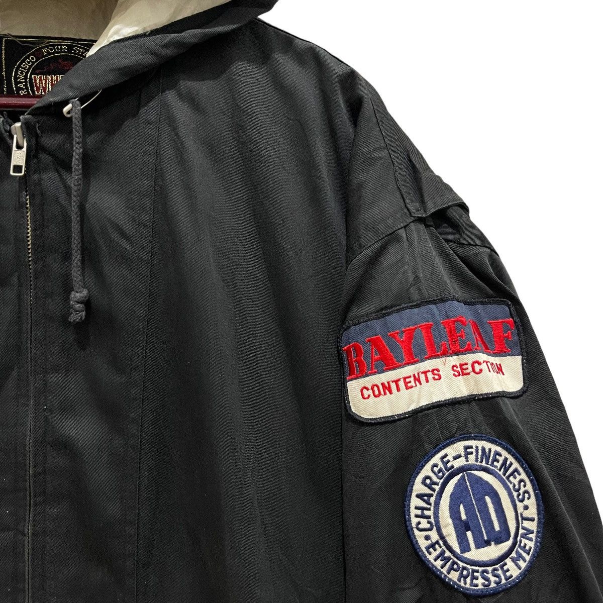 Sports Specialties × Vintage 90s Wheel’s Motorcycle Patches Zipper Hoodie Bomber Jacket Size US L / EU 52-54 / 3 - 4 Thumbnail