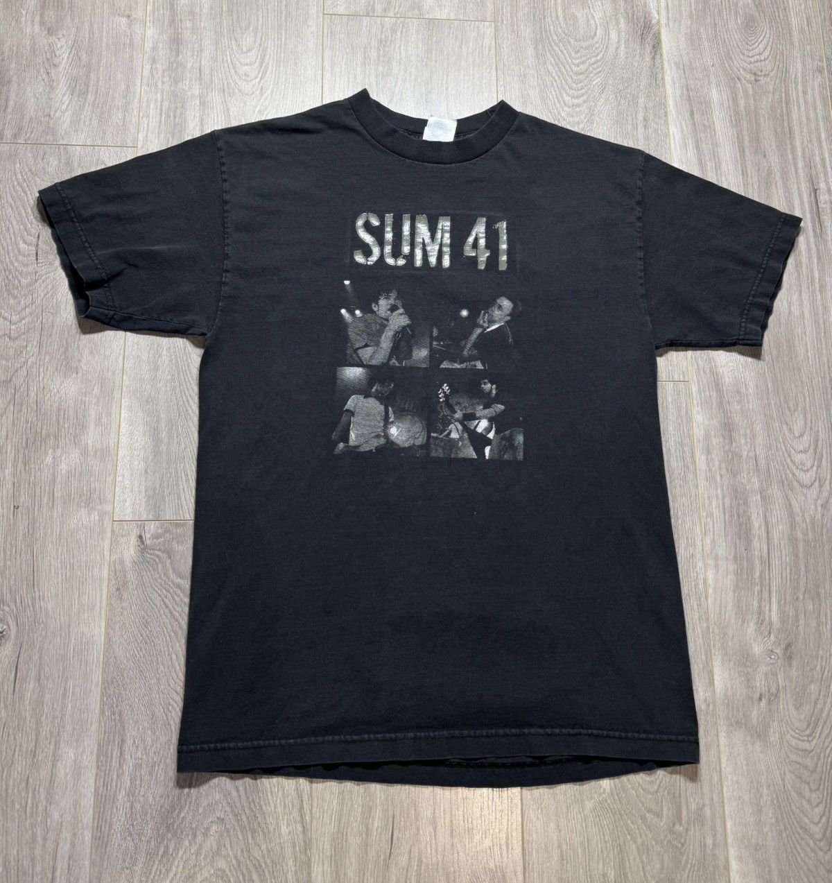 Band Tees × Vintage Vintage 1990s Sum 41 Band Tee Tour Rock Canadian Size US M / EU 48-50 / 2 - 1 Thumbnail
