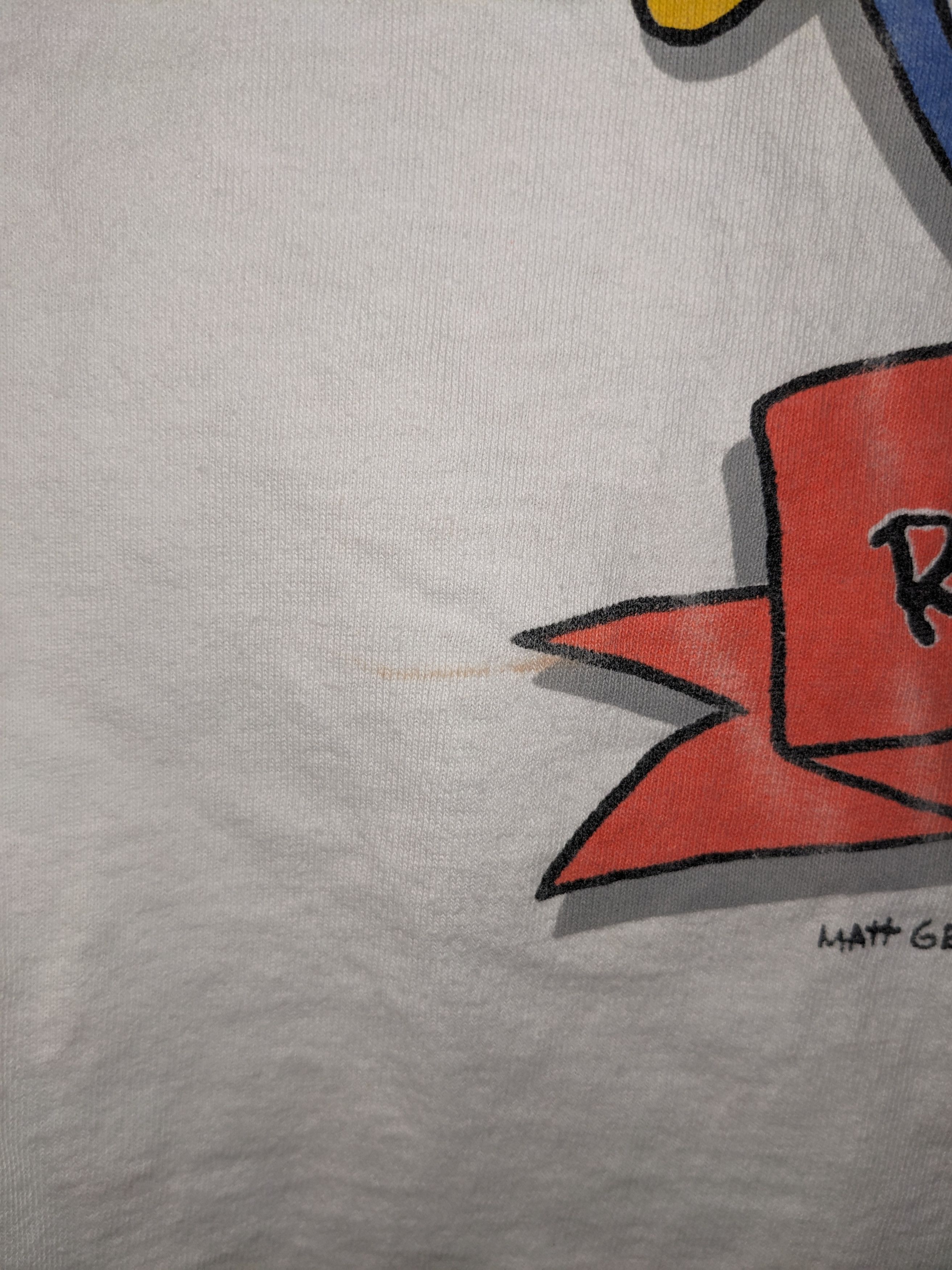 The Simpsons × Vintage Vintage 90s Bart Simpson Don't Have Cow Man Radical T-Shirt Size US L / EU 52-54 / 3 - 6 Thumbnail