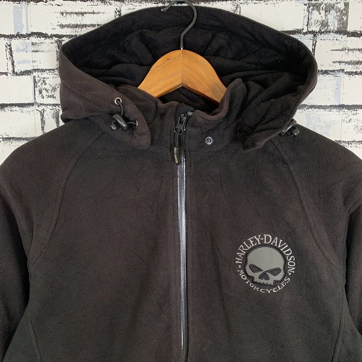 Harley Davidson Vintage Harley Davidson Hoodie Jacket Size US M / EU 48-50 / 2 - 2 Thumbnail