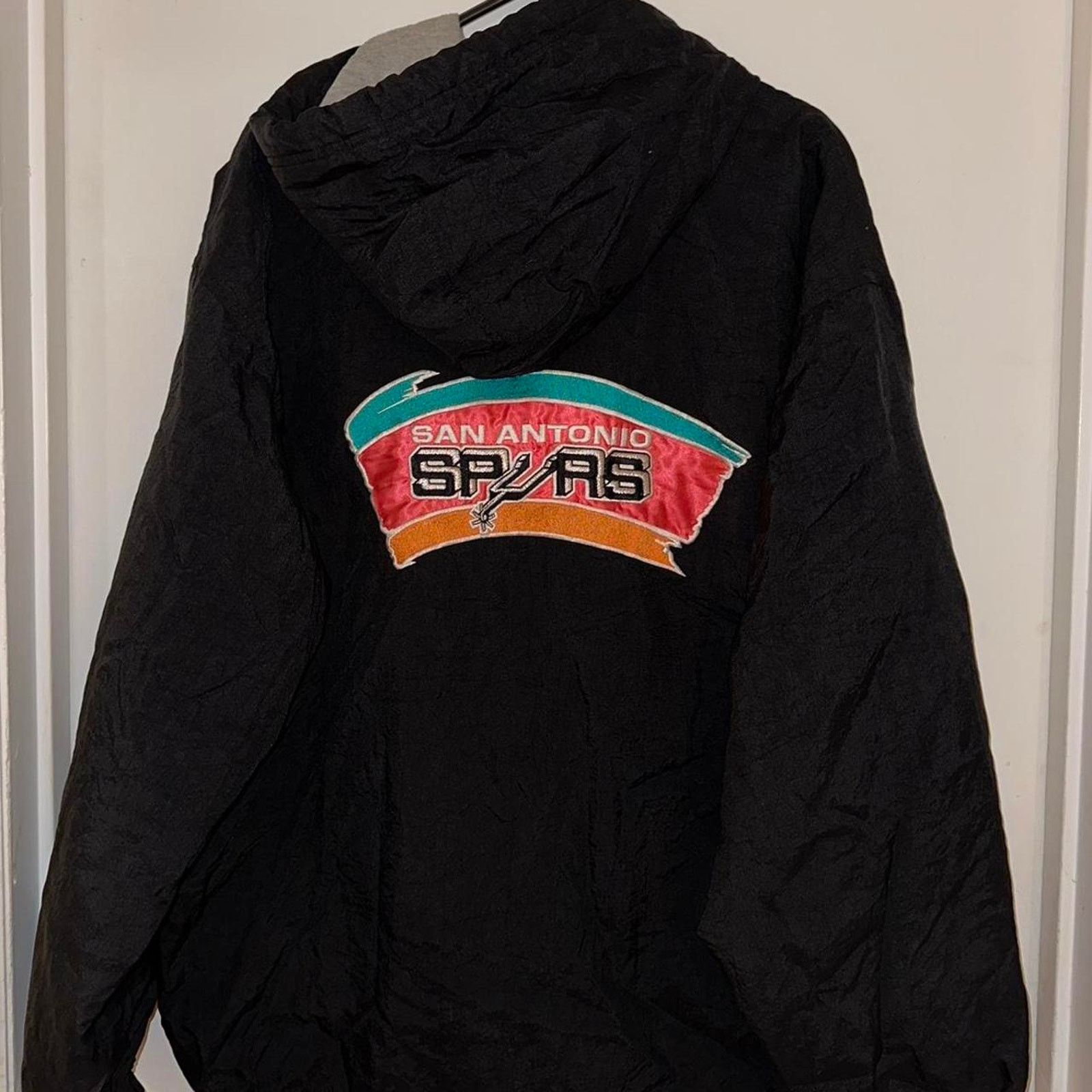Starter Vintage Starter San Antonio Spurs NBA Full Zip Jacket size L Size US L / EU 52-54 / 3 - 7 Thumbnail