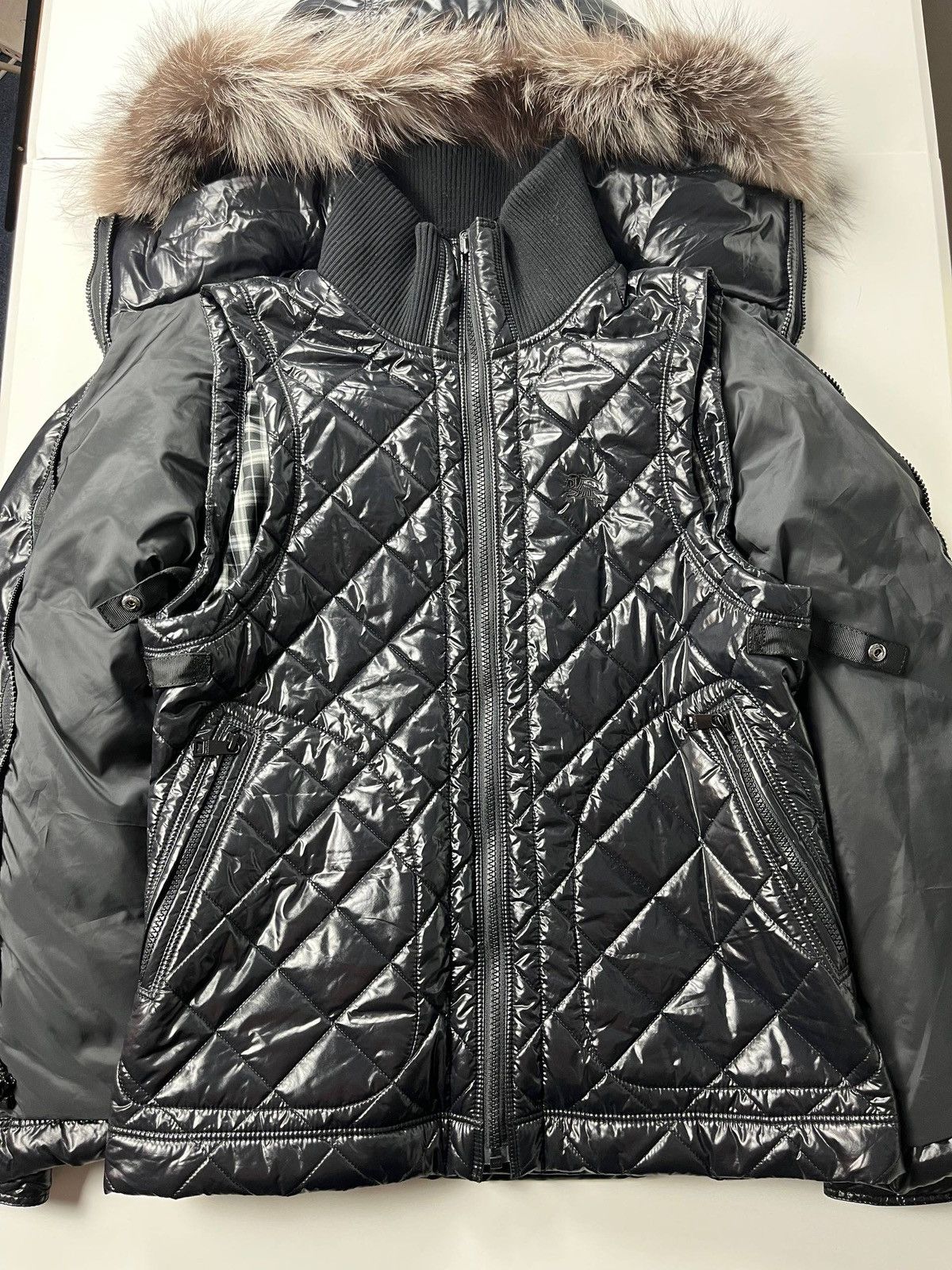 Burberry Burrbery real fur jacket Size US M / EU 48-50 / 2 - 6 Thumbnail