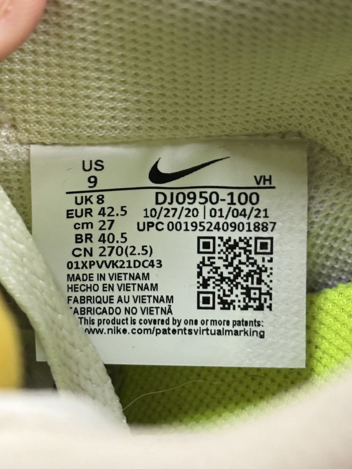 Nike × Off-White Size 9 - Off-White x Nike Dunk Low Lot 12 of 50 - OG ALL Size US 9 / EU 42 - 7 Thumbnail