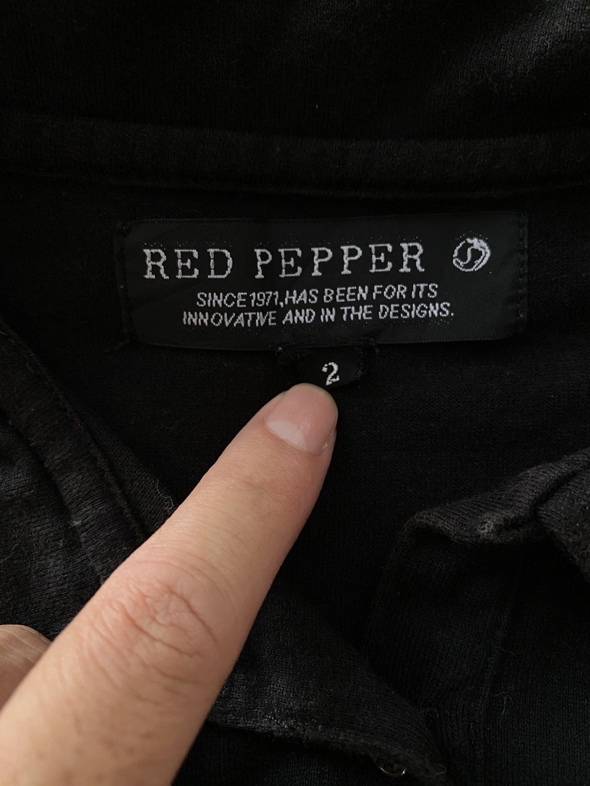 Le Grande Bleu (L.G.B.) Red Pepper Poem Gothic Punk Polo Tshirt Size US S / EU 44-46 / 1 - 5 Thumbnail
