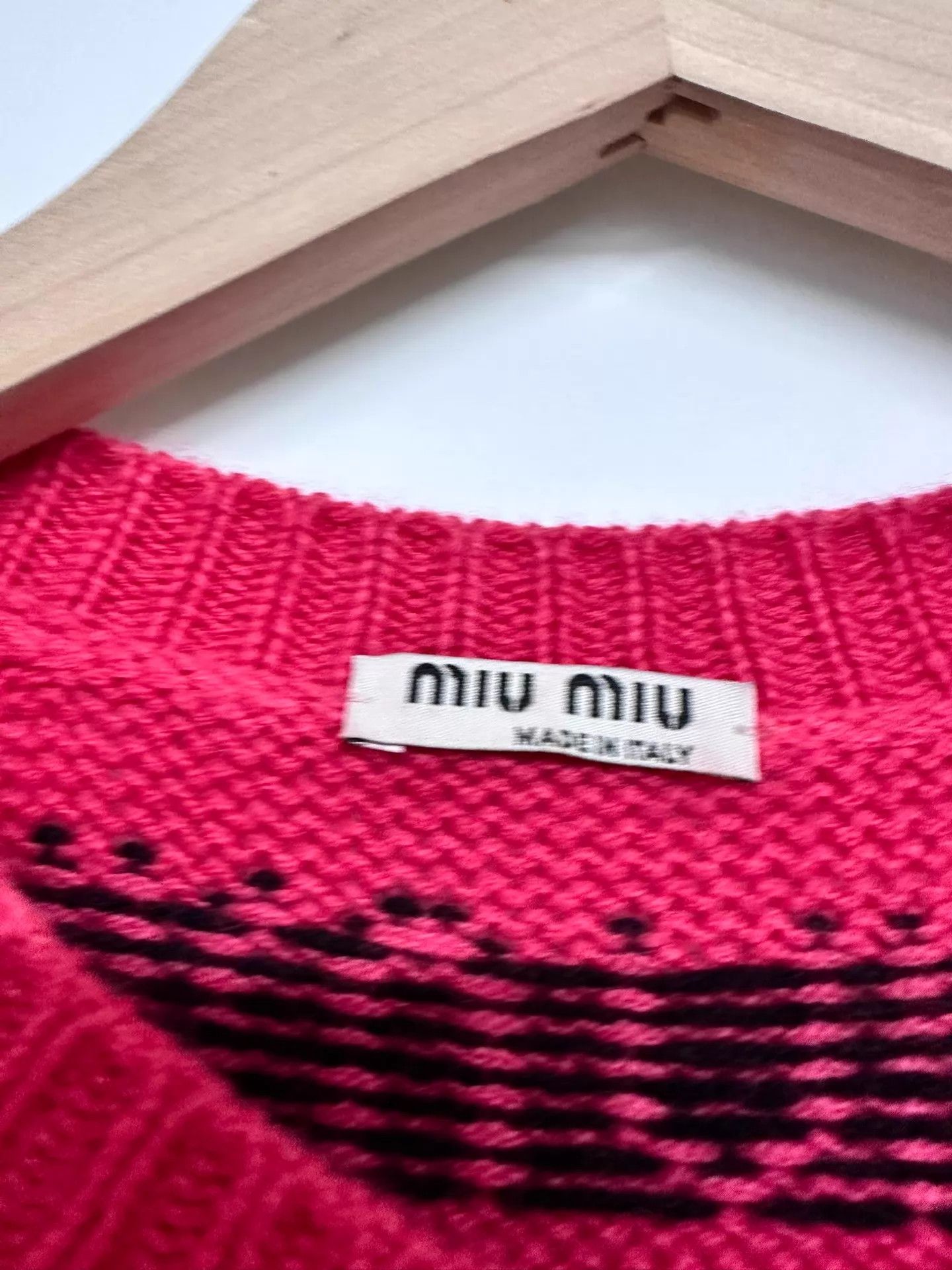 Miu Miu MIU MIU Women's 38 SWEATER Size XS / US 0-2 / IT 36-38 - 4 Thumbnail