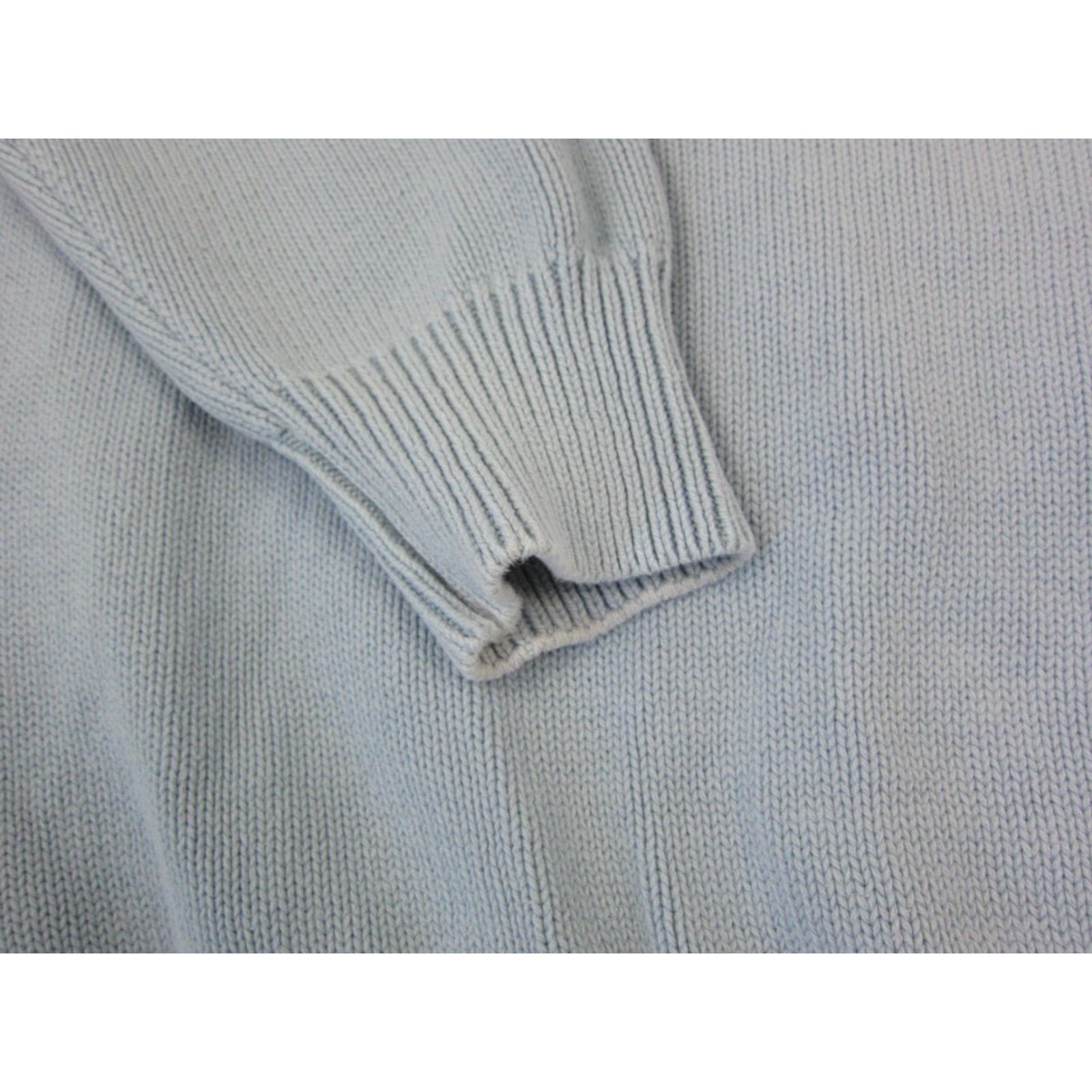 Lands' End VINTAGE Lands' End Sweater Mens XL Blue Knit Pullover 80s 90s USA Include USA Theme Mens XL Blue Lands' End Sweater Size US XL / EU 56 / 4 - 5 Thumbnail
