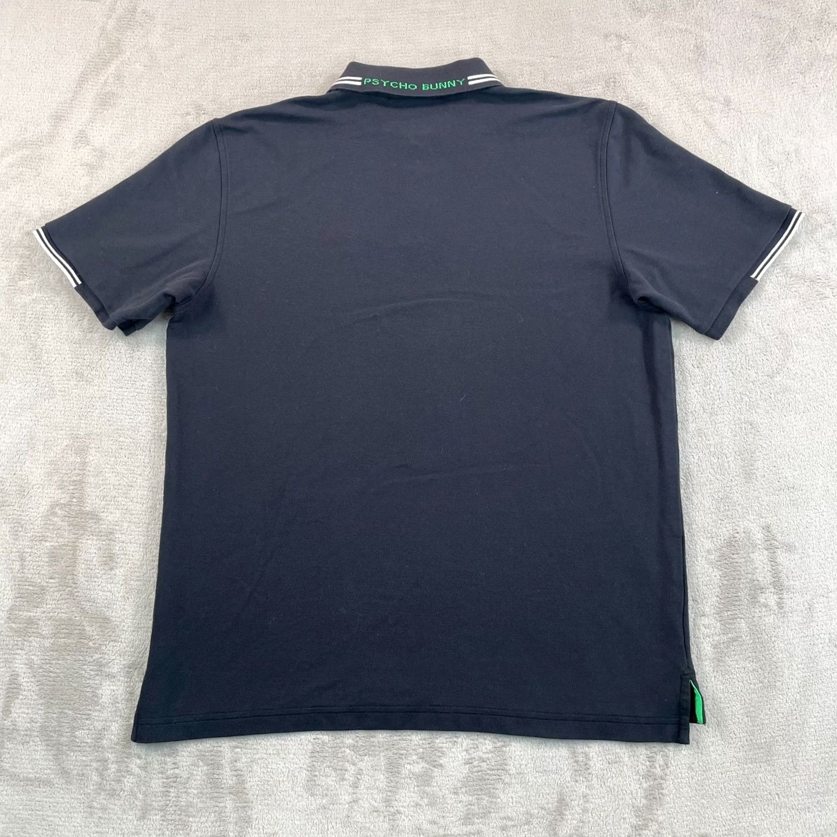 Psycho Bunny Psycho Bunny Polo Shirt Men XL Black Pima Cotton Logo NWOT Santa Fe Pique Polo Shirt Logo NM Size US XL / EU 56 / 4 - 5 Thumbnail