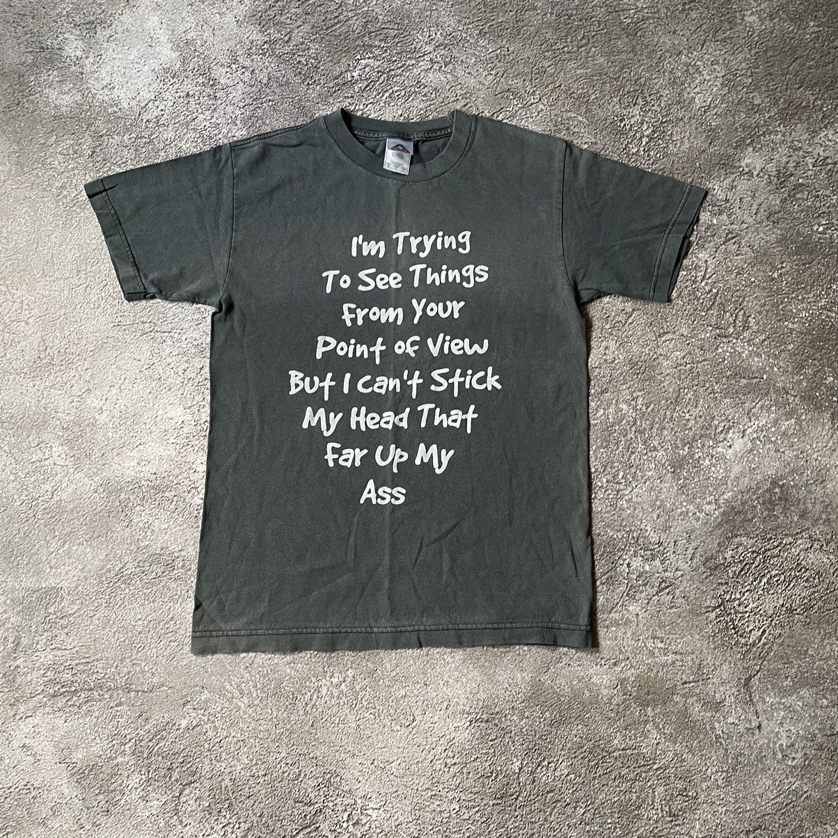 Vintage Vintage Y2K Sun Faded Graphic Tee Grunge Streetwear Black S Size US S / EU 44-46 / 1 - 3 Thumbnail