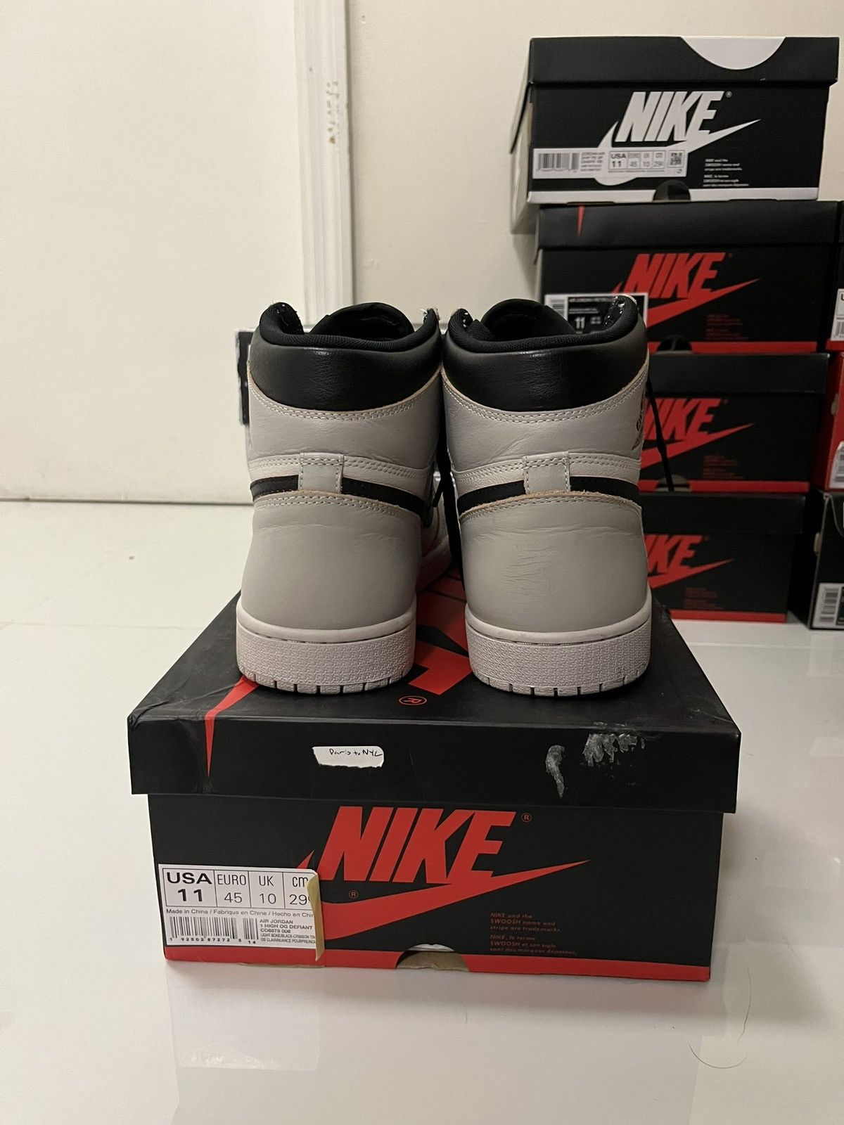 Jordan Brand × Nike Air Jordan 1 high og defiant sb Paris to nyc Size US 11 / EU 44 - 4 Thumbnail