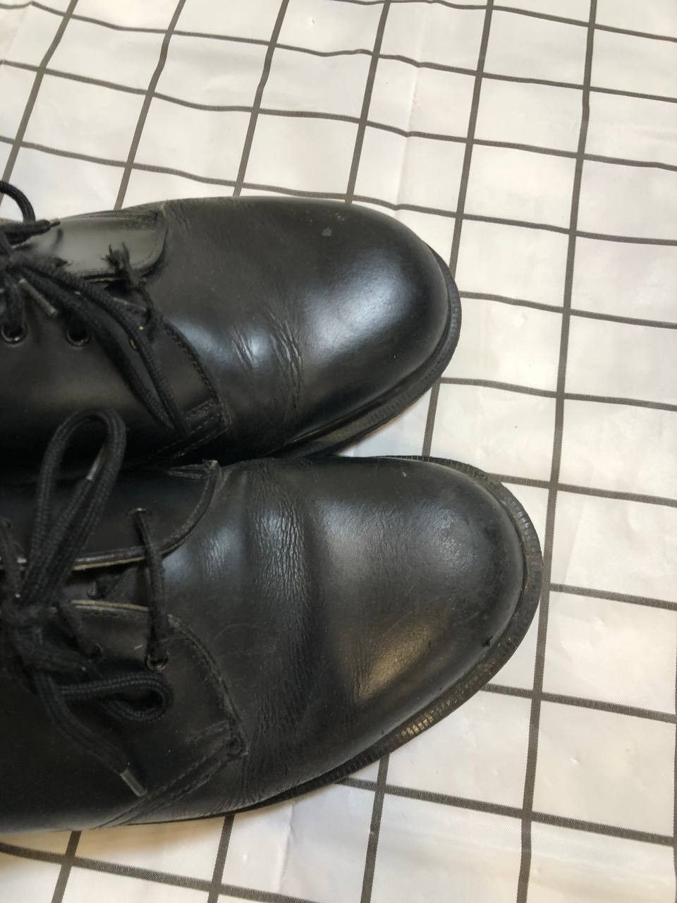 Dr. Martens Dr Martens Vintage Cut Out Mid Calf Black Leather Suede Size US 9 / EU 42 - 9 Thumbnail