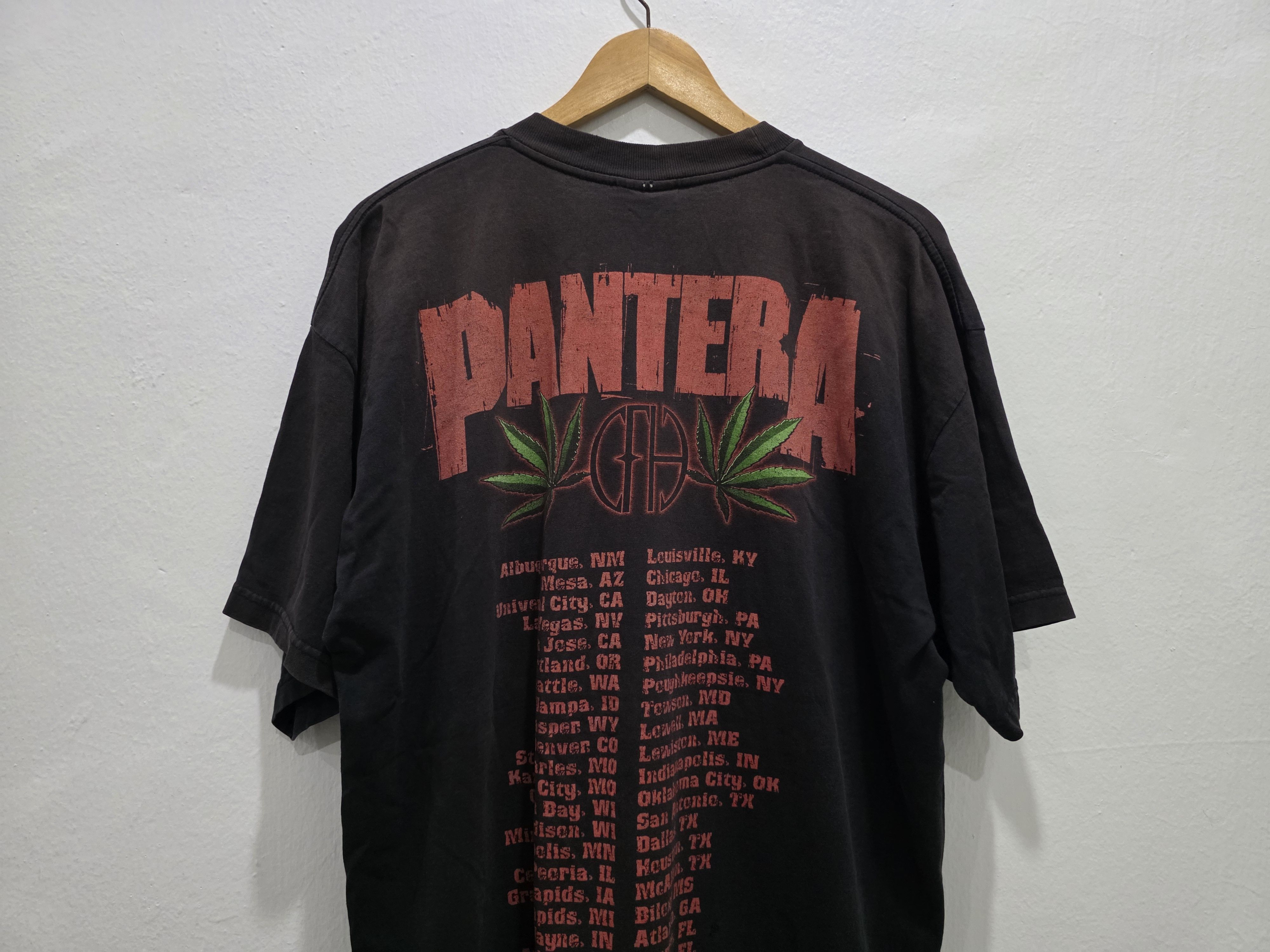 Band Tees Vintage 90s Pantera Tshirt Size US XL / EU 56 / 4 - 12 Thumbnail