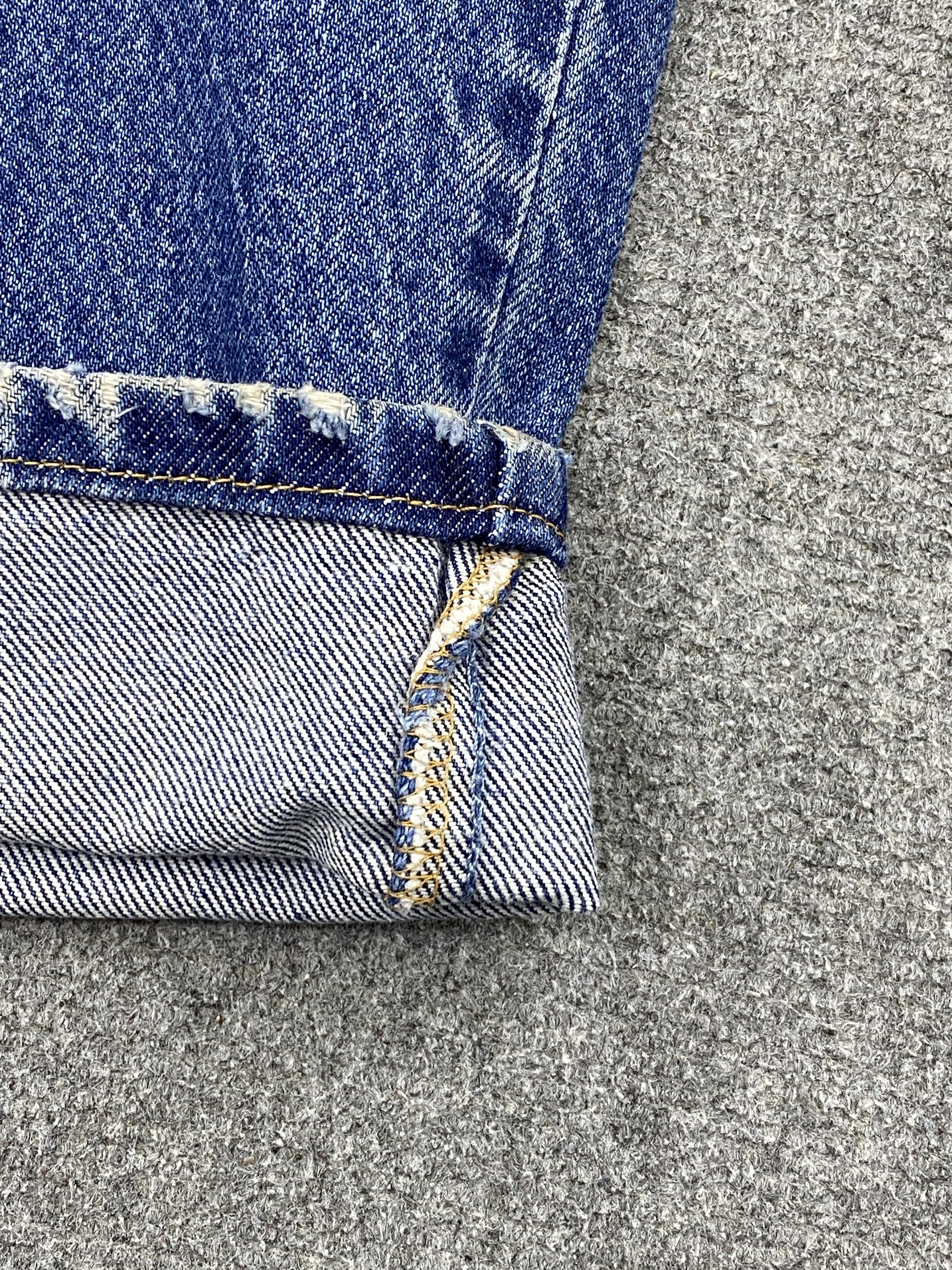 Levi's Faded Blue Vintage Levis 517 Flared Bootcut Denim DP2599 Size US 35 - 12 Thumbnail