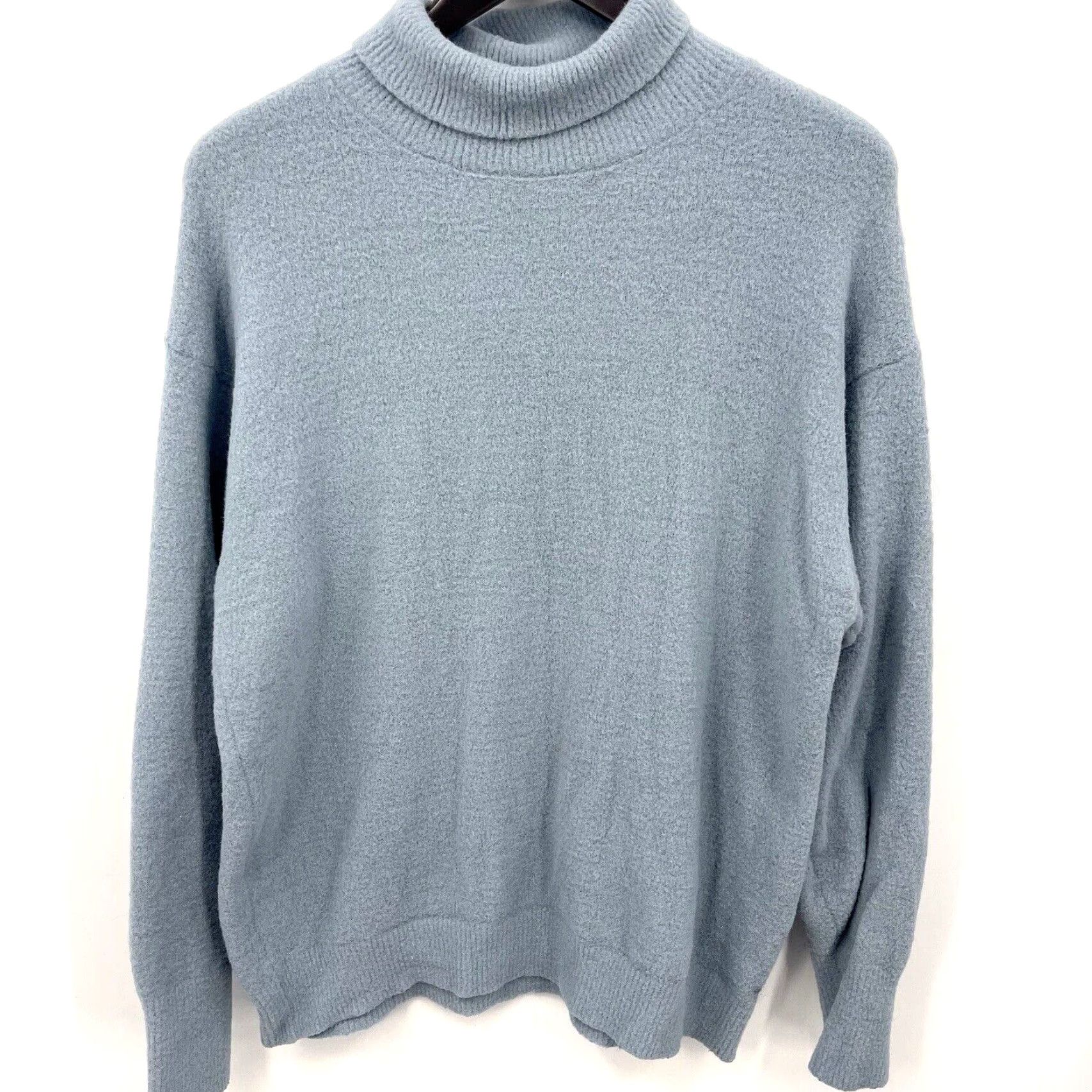 Aritzia VINTAGE Wilfred Free Turtleneck Sweater Womens Small Blue Knit Long Sleeve Casual Fall Winter 2020s Ladies Size S / US 4 / IT 40 - 2 Thumbnail