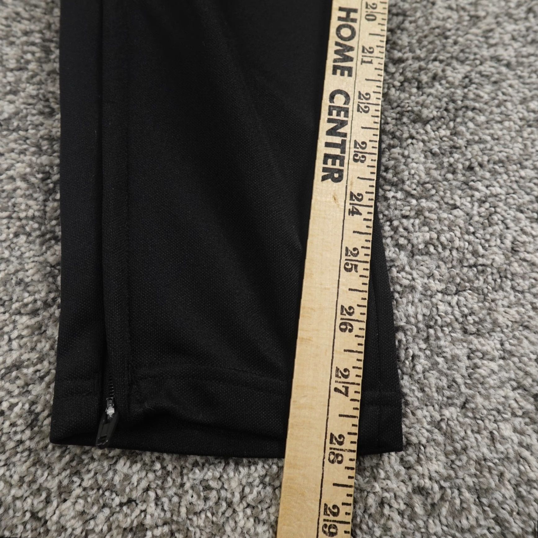 Adidas Adidas Pants Womens 1X Black Track Drawstring Jogger Sweatpants Workout Gym Run Size 24" / US 00 / IT 34 - 3 Thumbnail