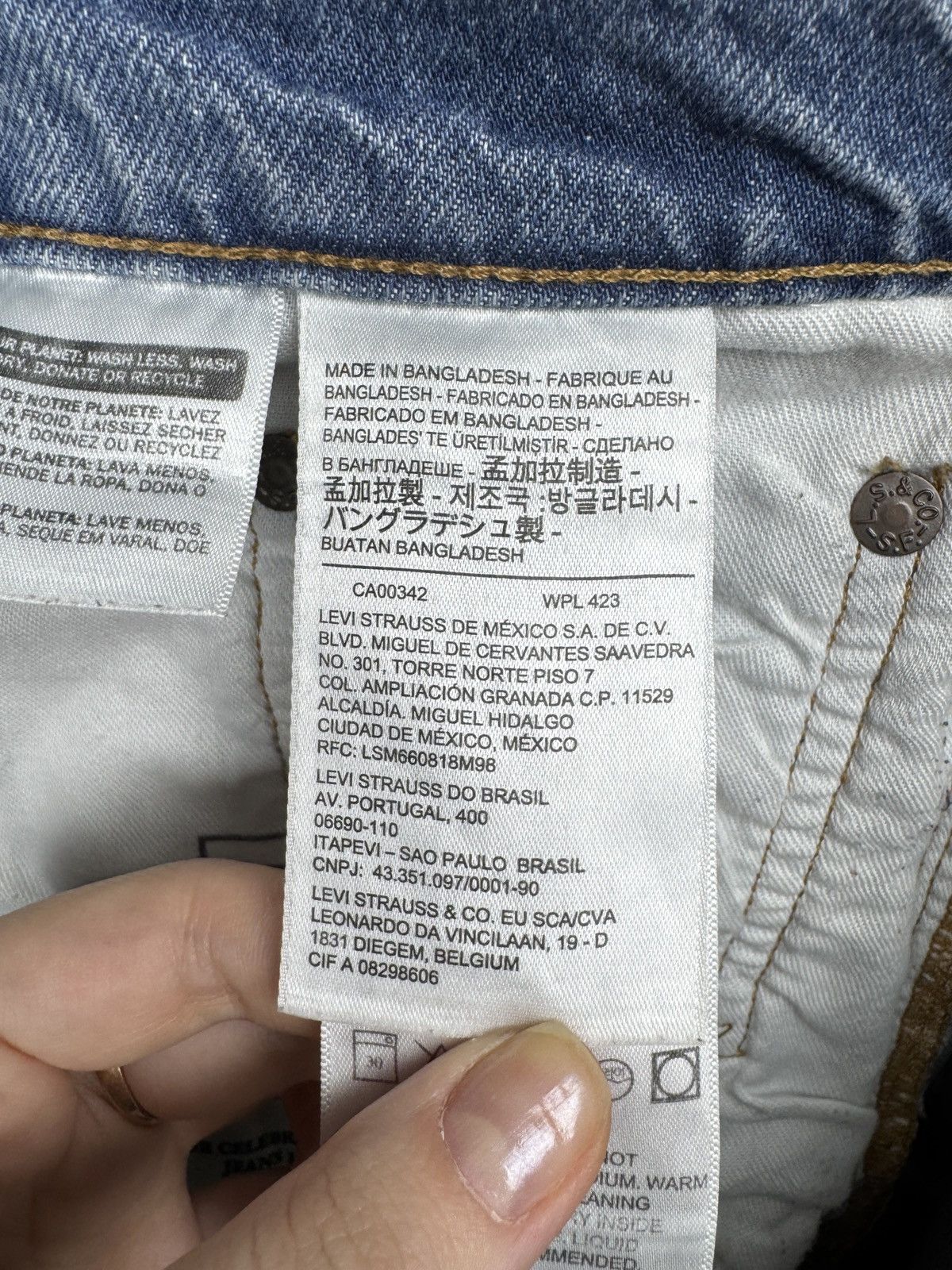 Levi's Levis 510 Strong Skateboarding Baggy fit jeans painted denim Size US 32 / EU 48 - 14 Thumbnail