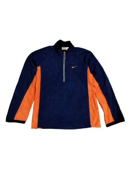 Nike Vintage Nike Half Zipper Jacket Size US L / EU 52-54 / 3 - 1 Thumbnail
