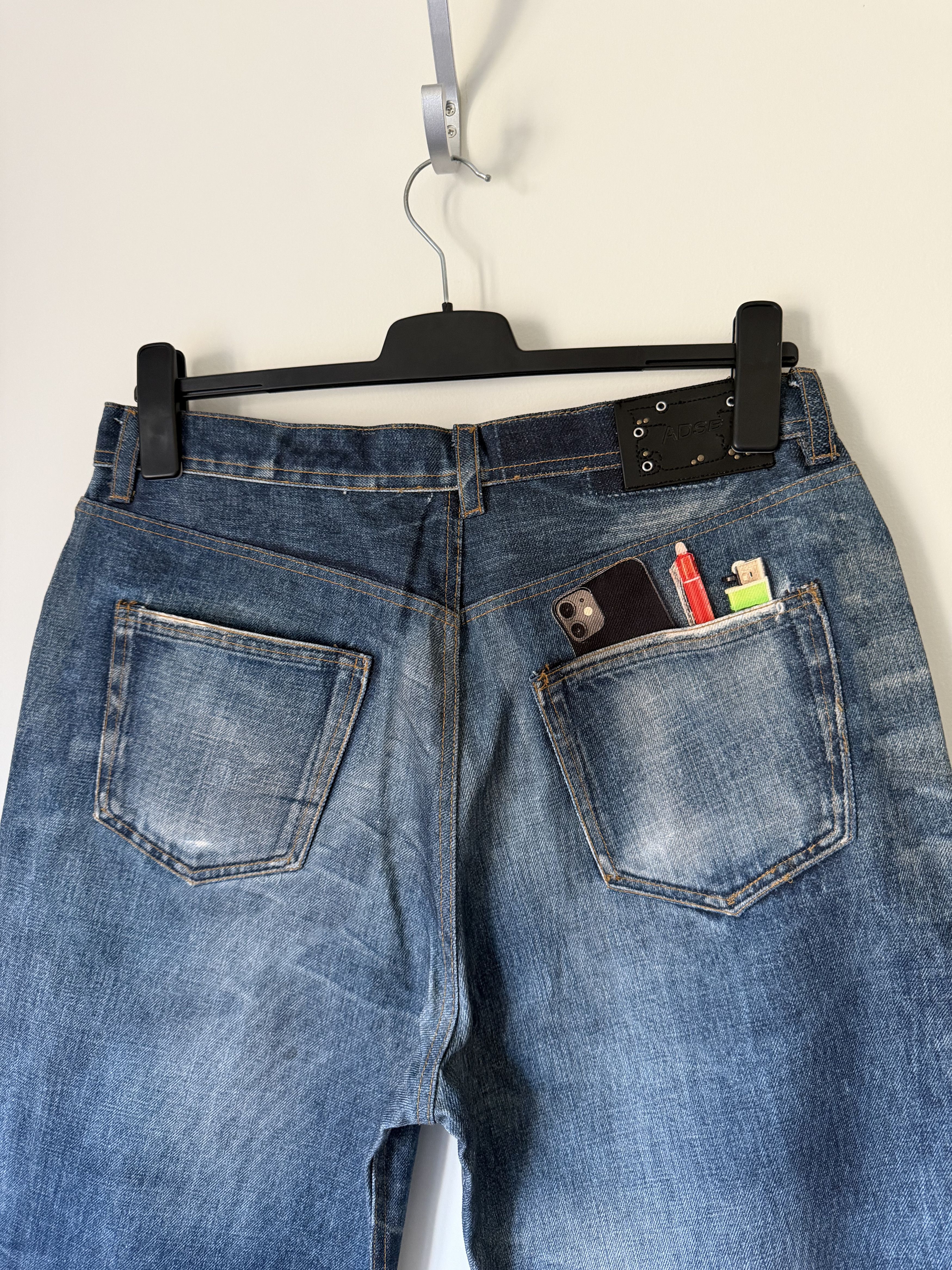 Andersson Bell Andersson Bell Tromp L'oeil Printed Jeans in Blue Size US 34 / EU 50 - 6 Thumbnail