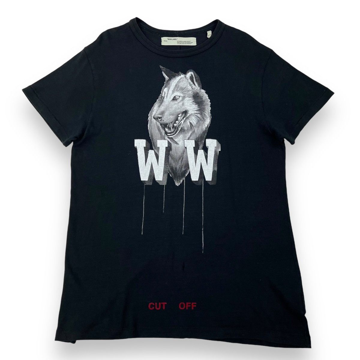 Off-White Off-White Othelo’s Wolf Black T Shirt Size US M / EU 48-50 / 2 - 2 Thumbnail