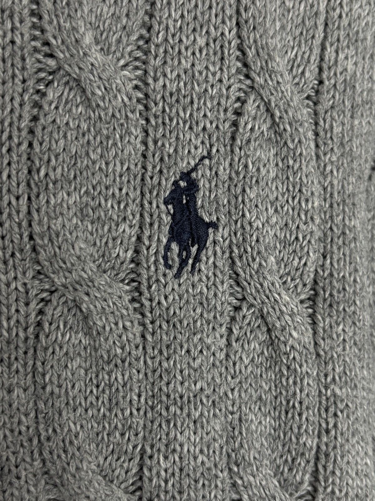 Polo Ralph Lauren Polo Ralph Lauren Classic Cable Knit Sweater Vintage Size US L / EU 52-54 / 3 - 4 Thumbnail