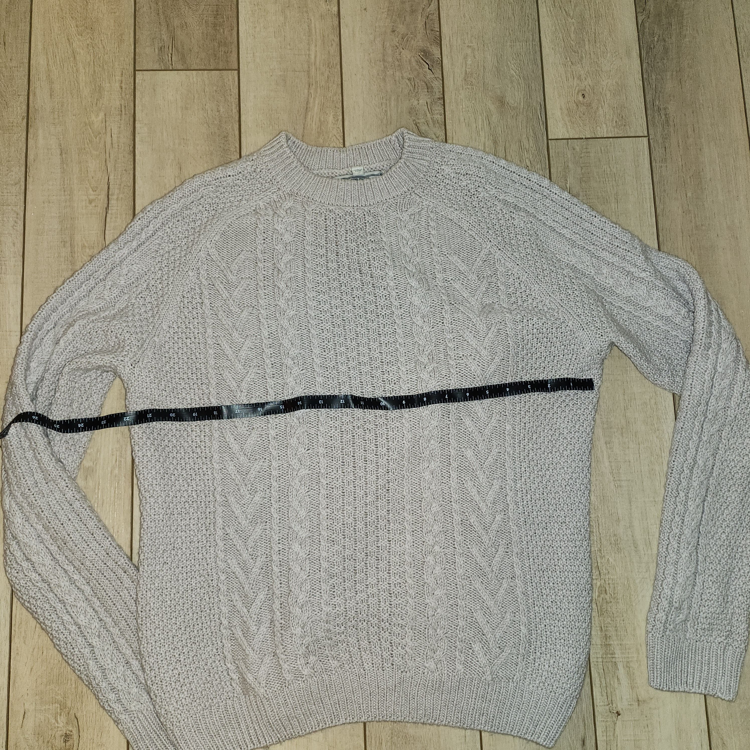 Schott Cable Knit Sweater Size US S / EU 44-46 / 1 - 1 Thumbnail
