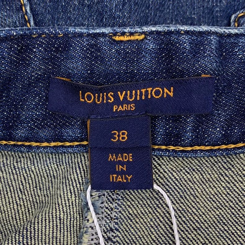 Louis Vuitton Louis Vuitton 22 blue logo monogrammed cotton casual denim Size 37" - 6 Thumbnail