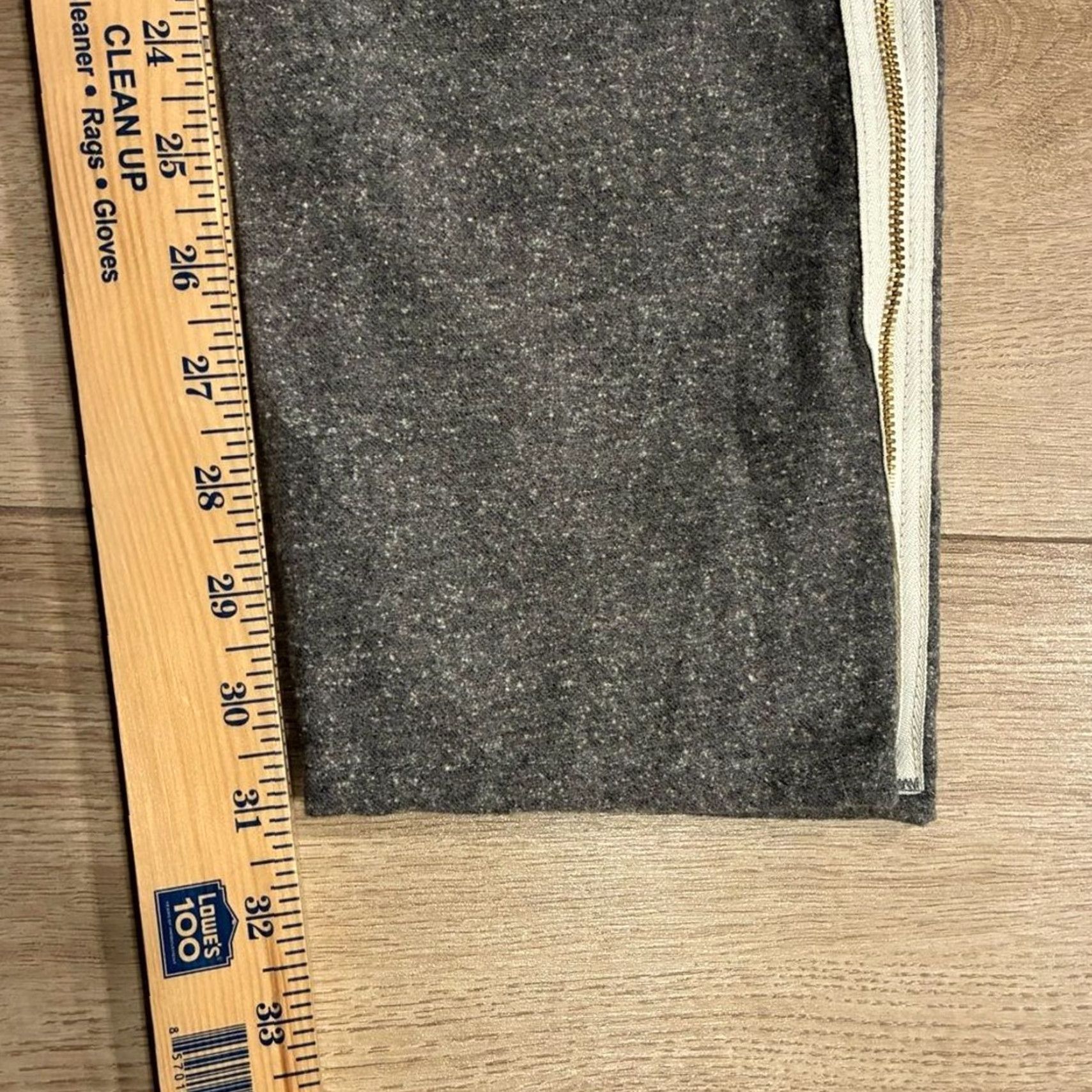 Vintage VINTAGE Rogan Sweatpants Y2K Gray Speckle Flannel Zippers Cargo Taper Size 32 Mens Size US 32 / EU 48 - 4 Thumbnail
