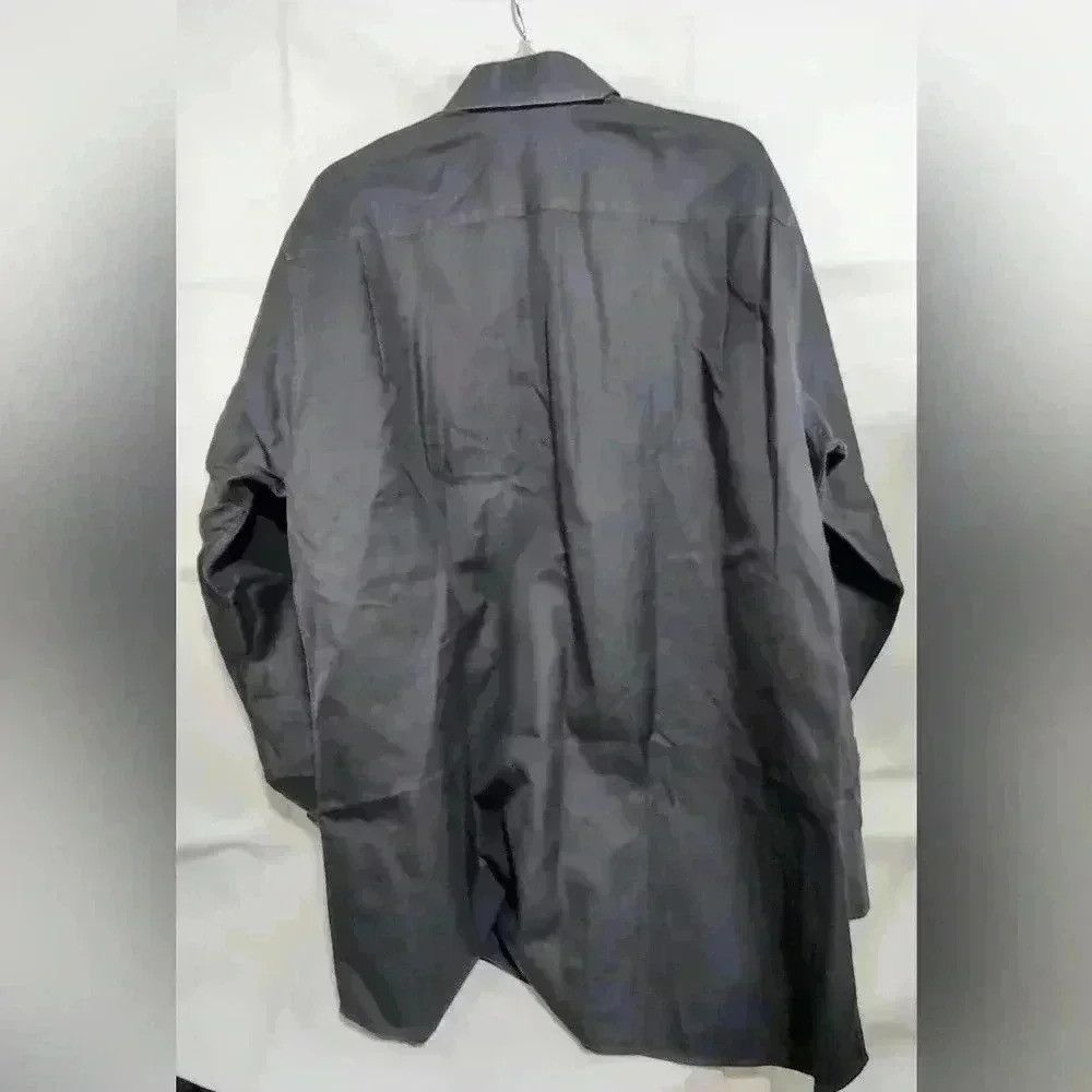 Nordstrom John W Nordstrom Navy Blue dress shirt sz M Organic cotton Size US M / EU 48-50 / 2 - 2 Thumbnail