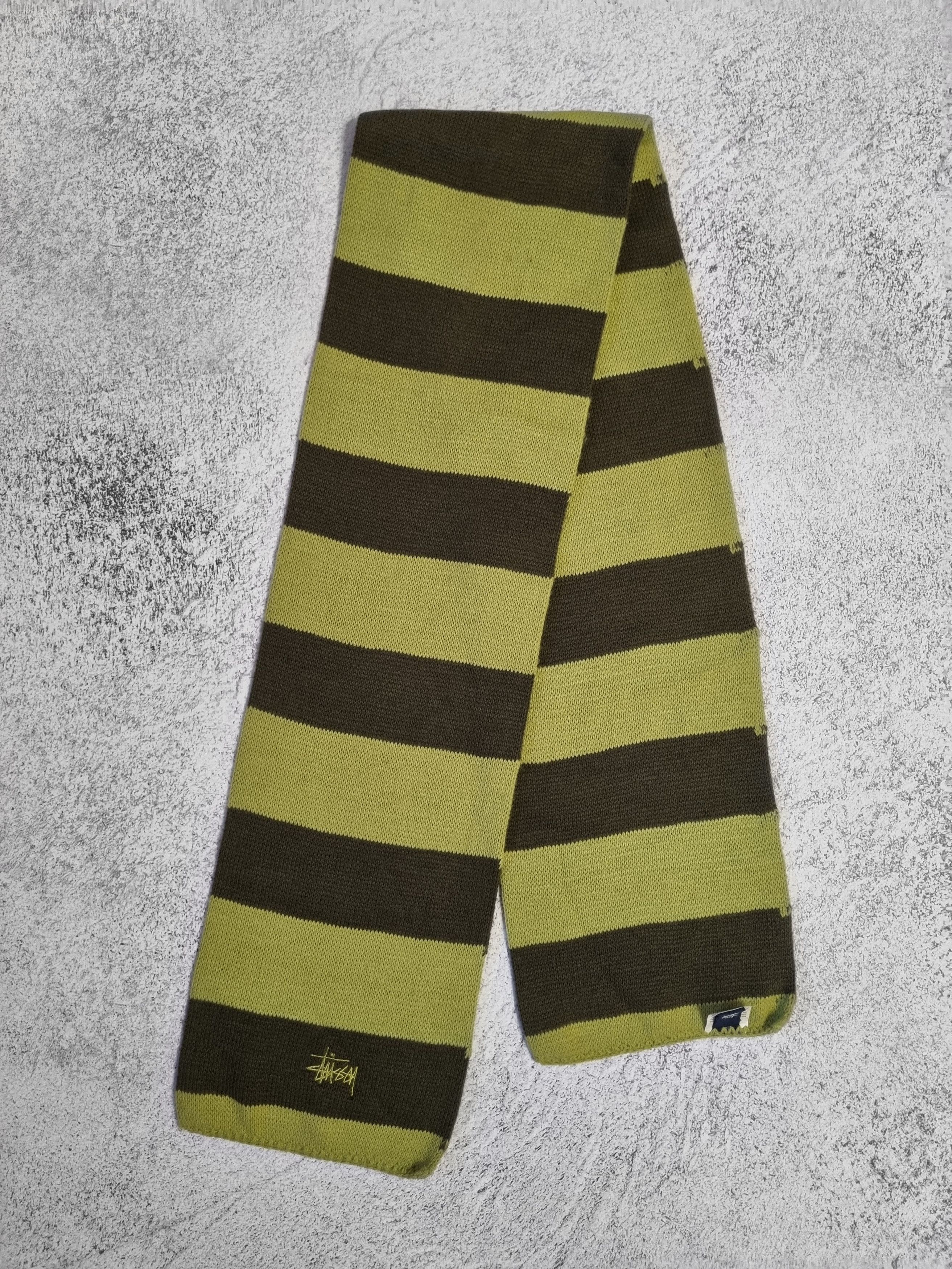 Stussy Stussy Vintage Striped Scarf Made in USA Size ONE SIZE - 4 Thumbnail
