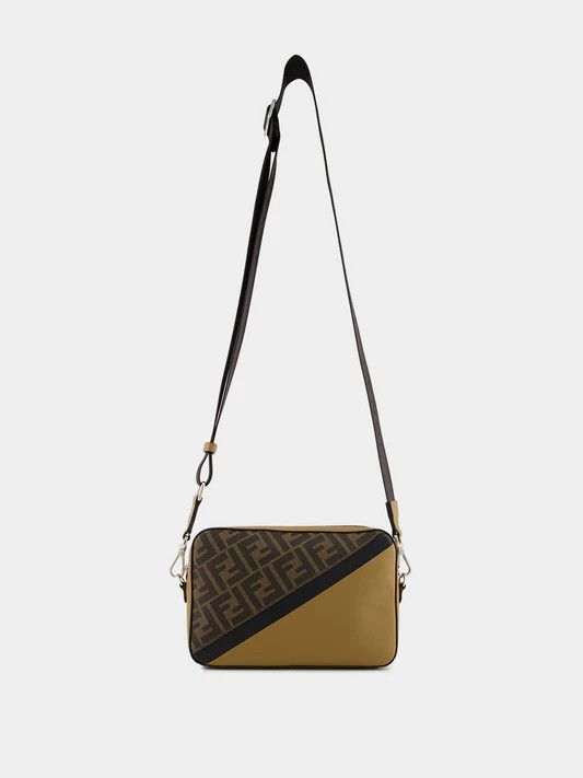 Fendi o1s1wg110426 Size:OS/Diagonal Camera Case in Black/Brown Size ONE SIZE - 2 Thumbnail