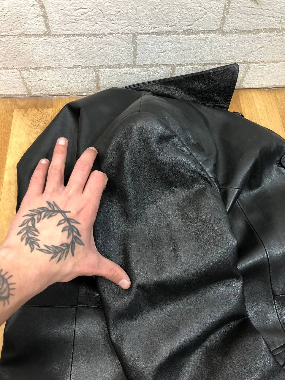 Other VINTAGE 00s MOTO LEATHER PUNK LEATHER JACKET AVANT-GARDE Size US XL / EU 56 / 4 - 9 Thumbnail