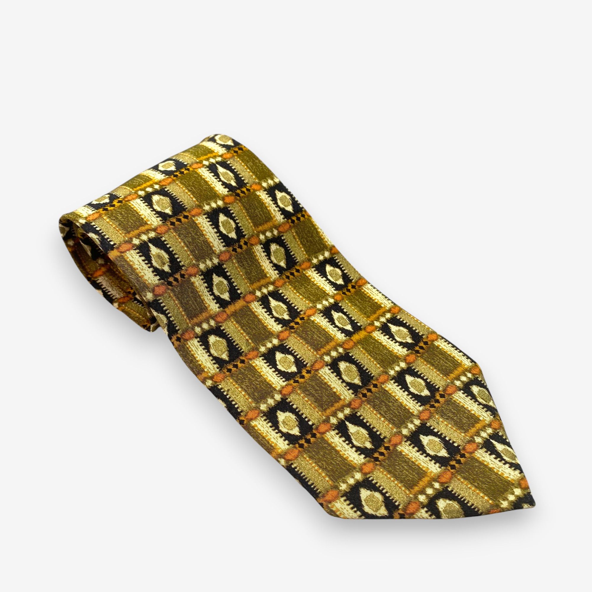 Ermenegildo Zegna Vintage Ermenegildo Zegna SILK Necktie Cravate Pure Silk Size ONE SIZE - 1 Thumbnail