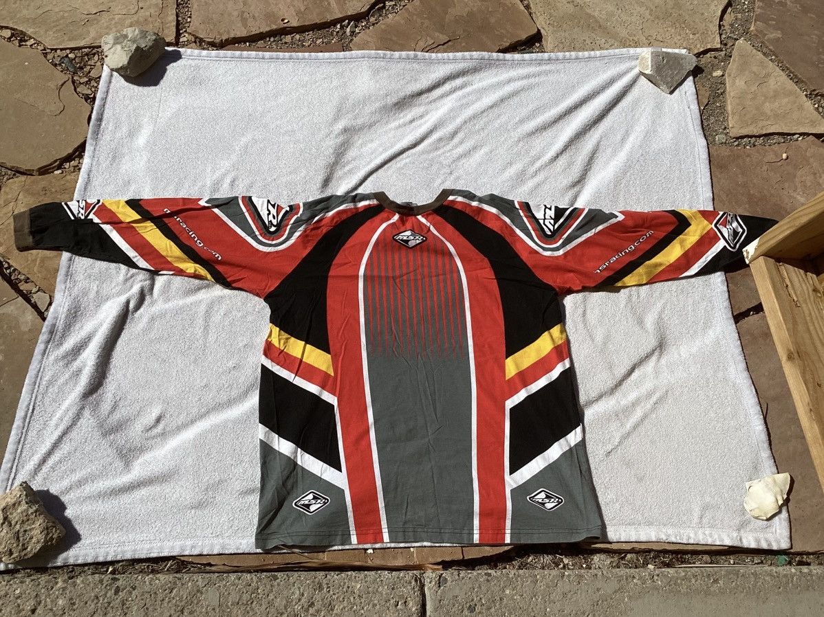 Other Vtg 90s Malcolm Smith racing USA multicolor racing jersey Size US XL / EU 56 / 4 - 3 Thumbnail