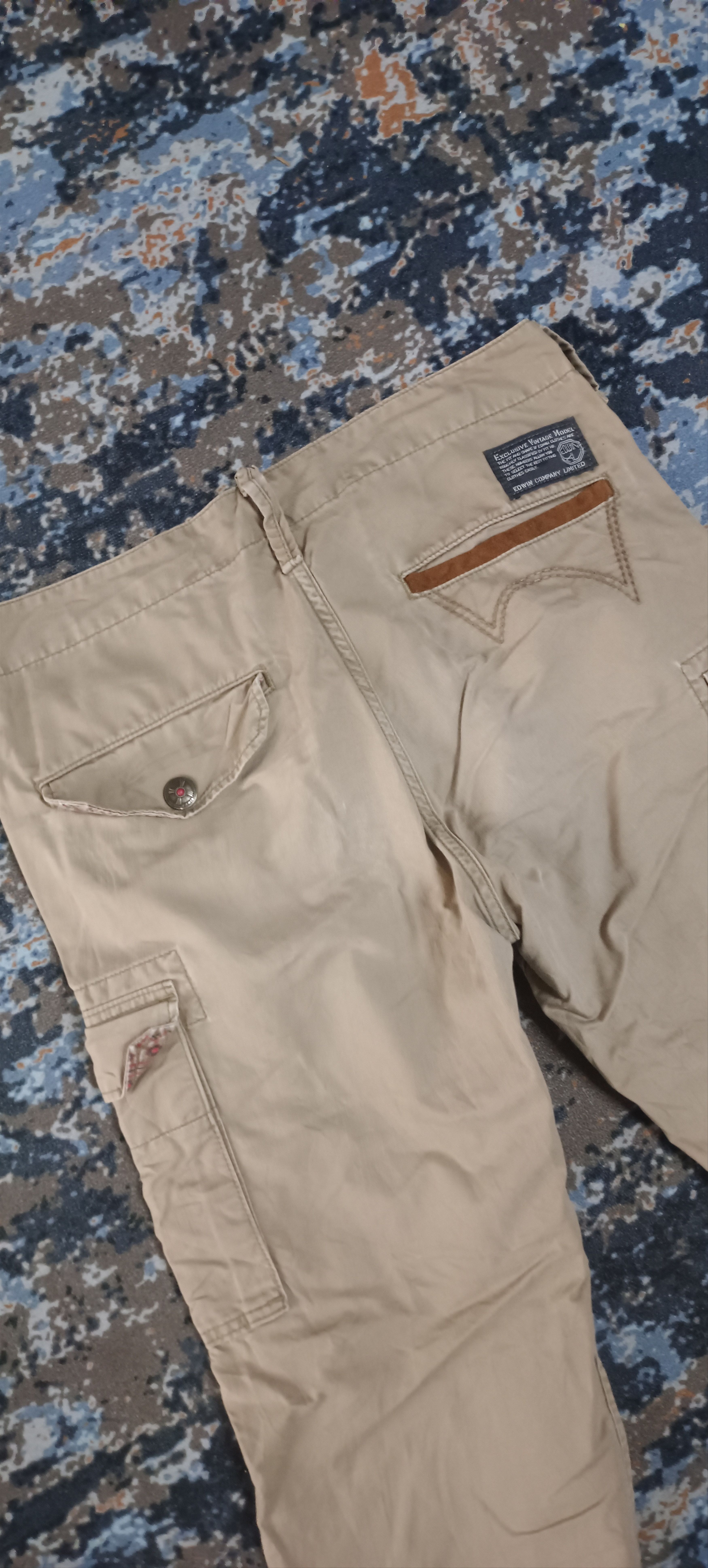 Edwin × Japanese Brand × Vintage EXCLUSIVE VINTAGE MODEL 90 AN EDWIN CARGO PANTS Size US 36 / EU 52 - 6 Thumbnail