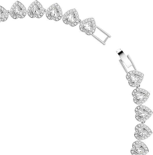 Swarovski Crystal Necklace in Rhodium Finish Size ONE SIZE - 6 Thumbnail