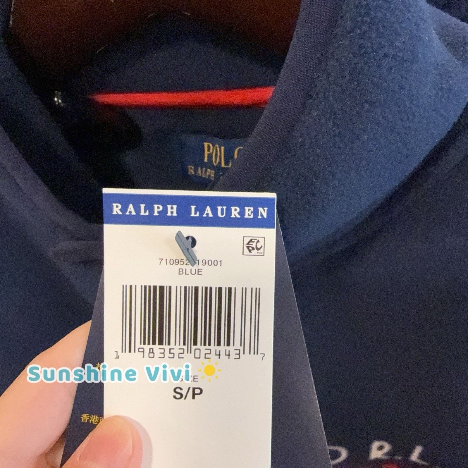 Lauren Ralph Lauren NWT Ralph Lauren Men's Ski-Print Fleece Pullover Blue small Size S / US 4 / IT 40 - 3 Thumbnail