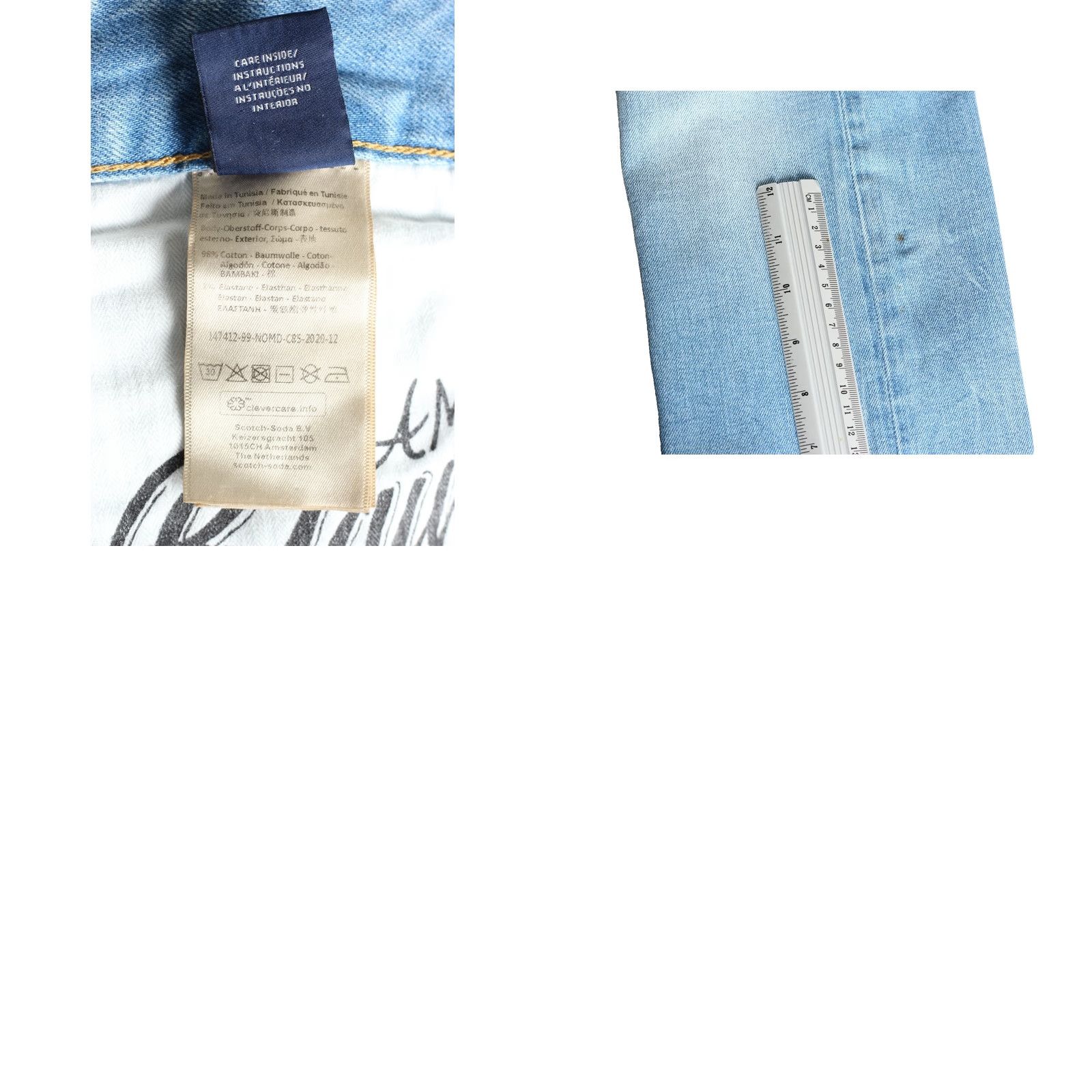 Scotch & Soda SCOTCH & SODA RALSTON Jeans Men Stretch W30 L30 DZ7247 Blue Slim 5-Pocket Denim Size US 30 / EU 46 - 8 Thumbnail
