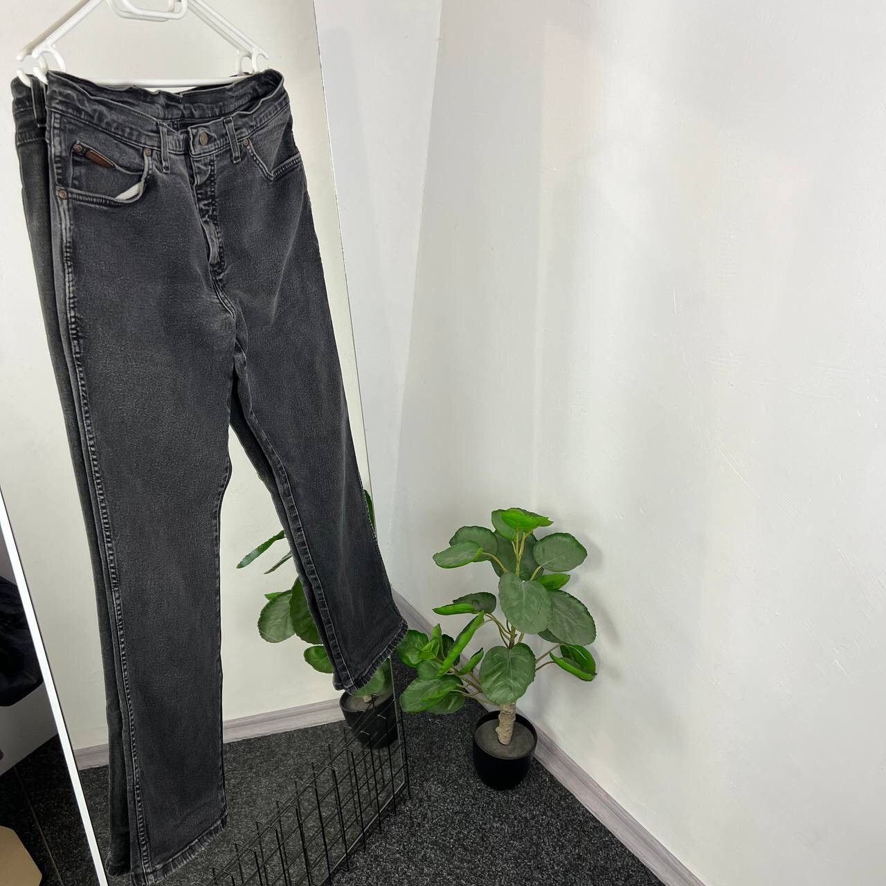 Wrangler Vintage Denim Pants Wrangler Jeans Y2k Baggy Dark Gray Size US 34 / EU 50 - 2 Thumbnail